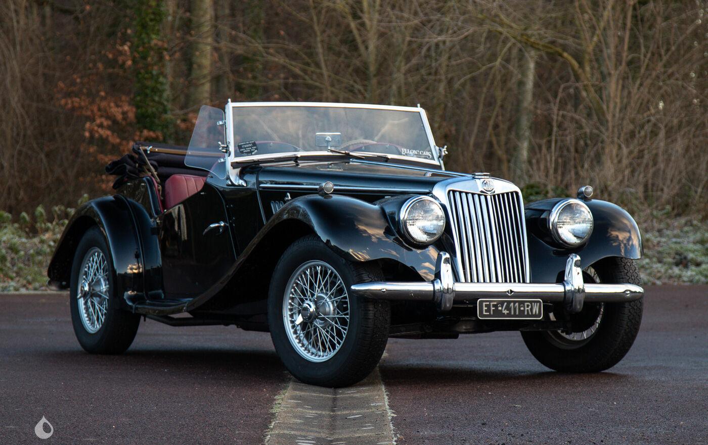 MG TF 1955 à vendre – Roadster Britannique Classique