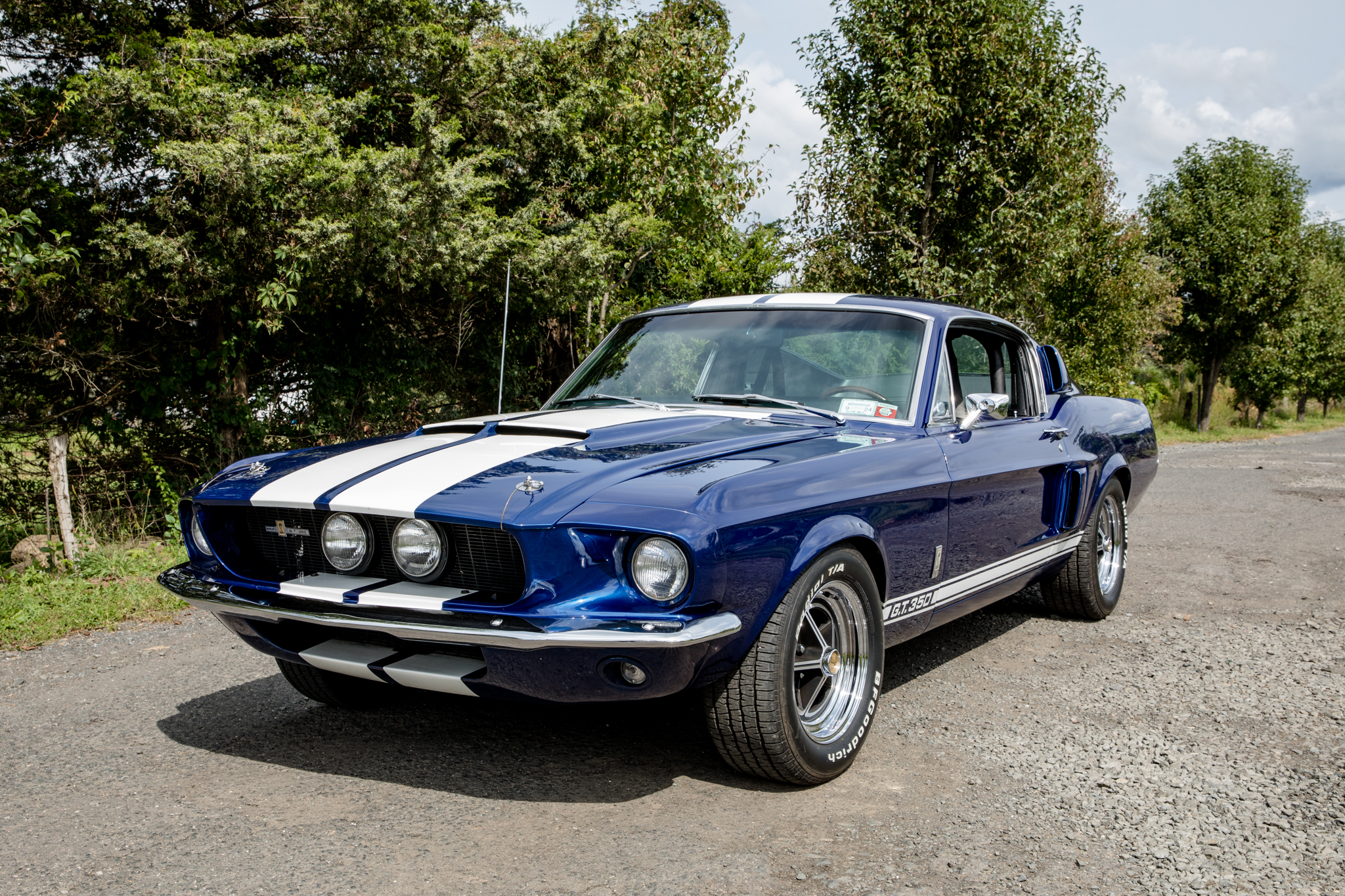 1967 Shelby Mustang GT350 & GT500 zu verkaufen – Blauer 289-V8 mit Paxton-Kompressor