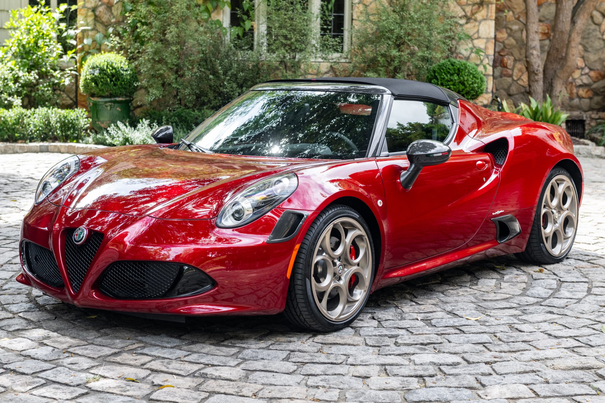 2020 Alfa Romeo 4C zu verkaufen – Limitierter Rosso-Villa-d’Este-Spider