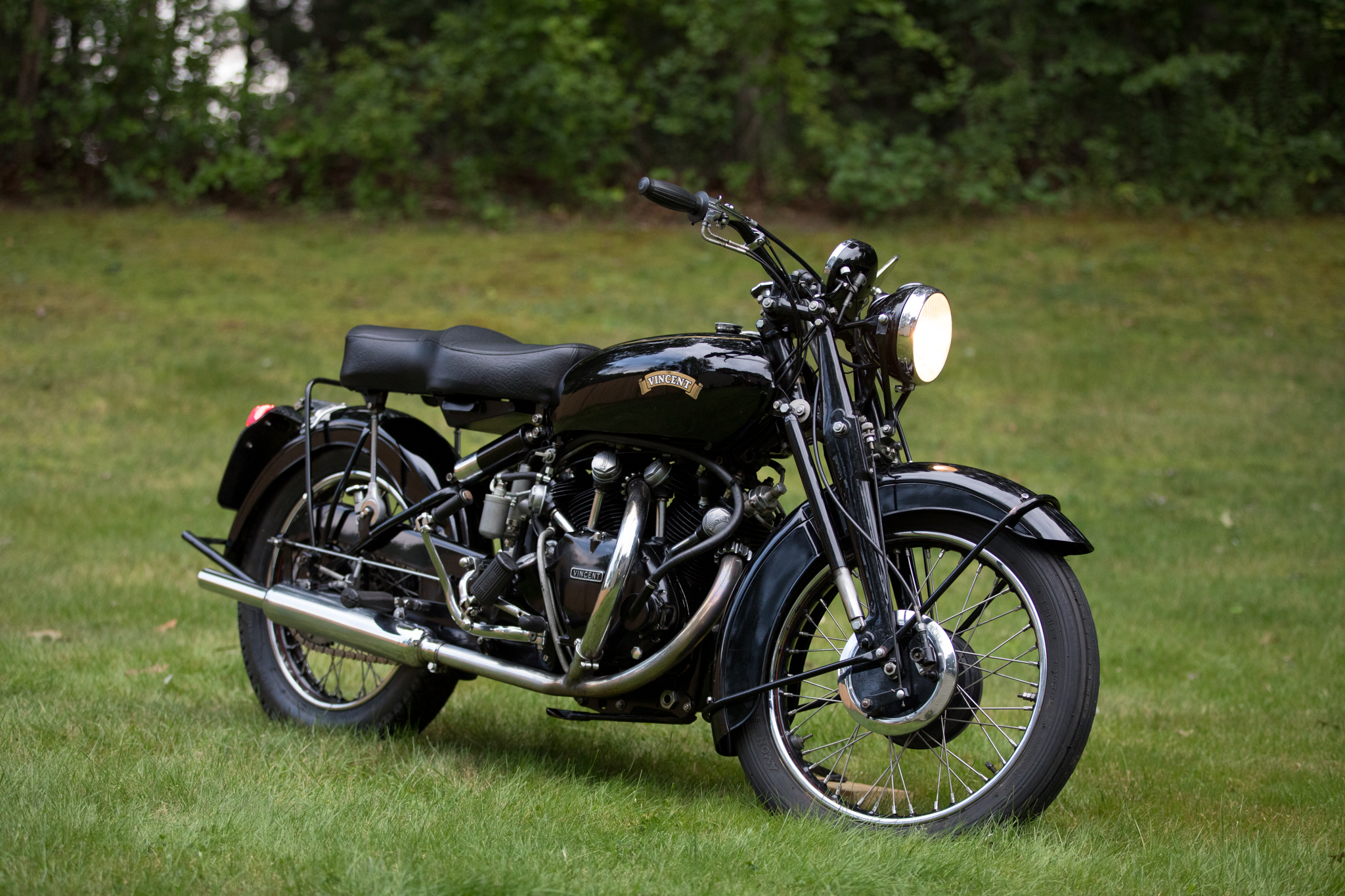 1954 Vincent Black Shadow zu verkaufen – Schwarz-goldene 998-cm³-V-Twin-Ikone