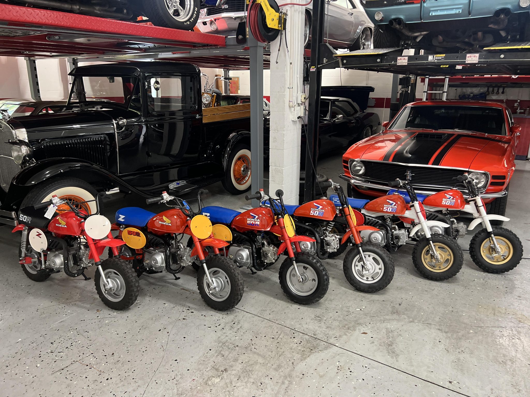 Lot de six Honda Z50R à vendre – Collection de mini-motos 49 cm³