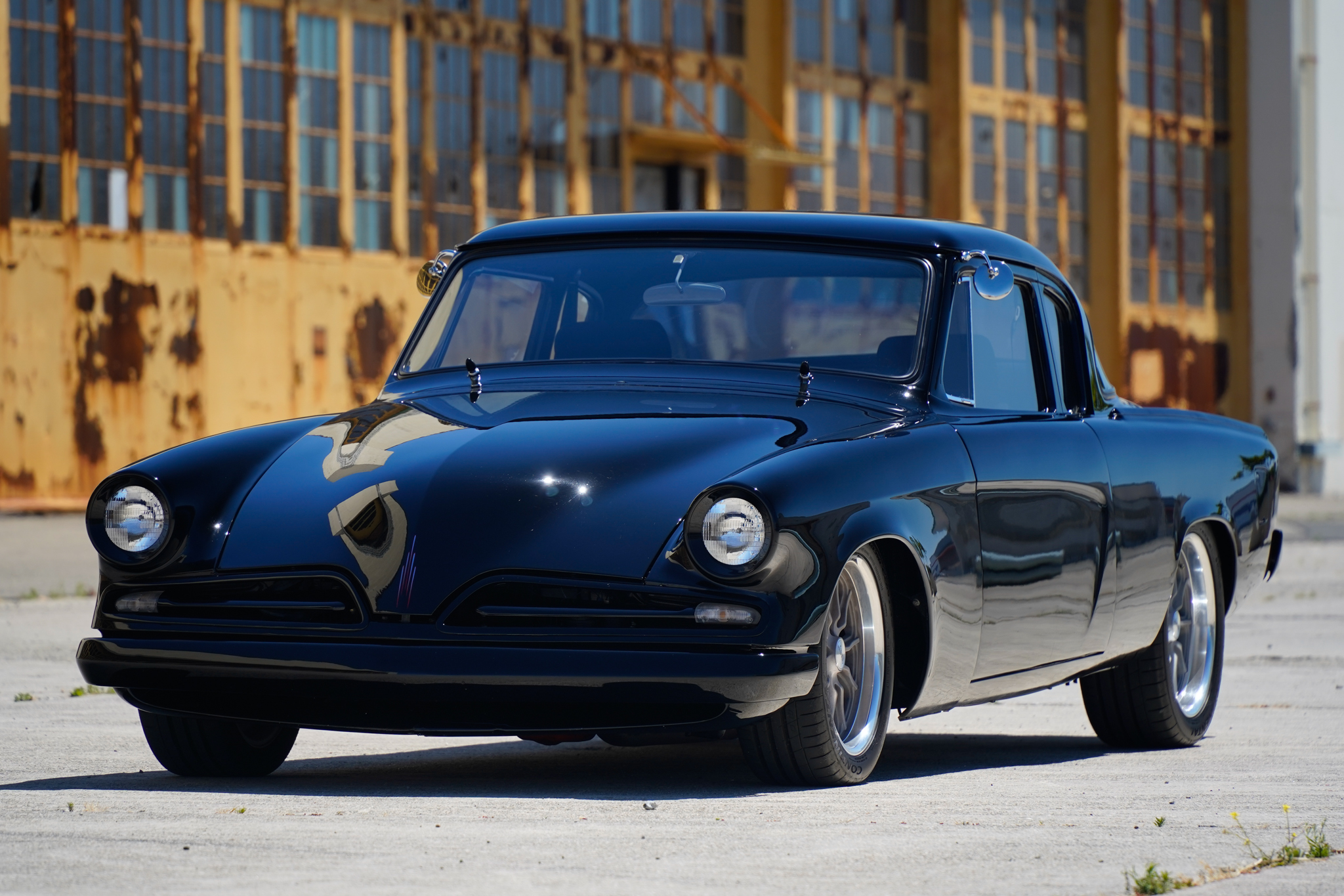 1953 Studebaker Commander for Sale – Black 360 V8 Custom Coupe