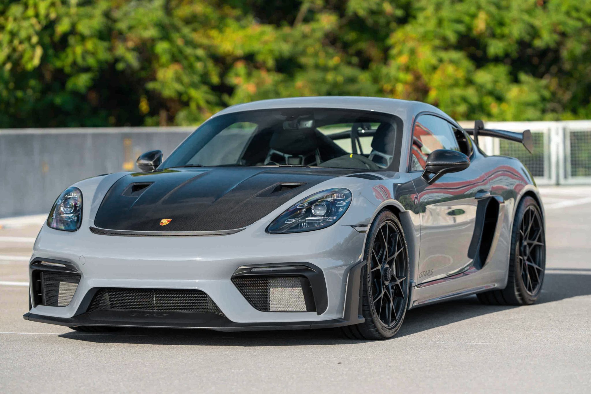 2023 Porsche Cayman GT4 for Sale – Arctic Grey Weissach Performance Coupe