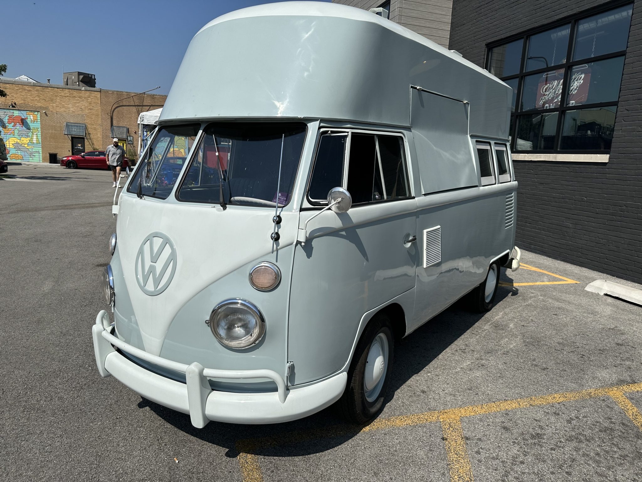 1972 Volkswagen Split-Window Bus for Sale – High-Roof Food Truck Conversion