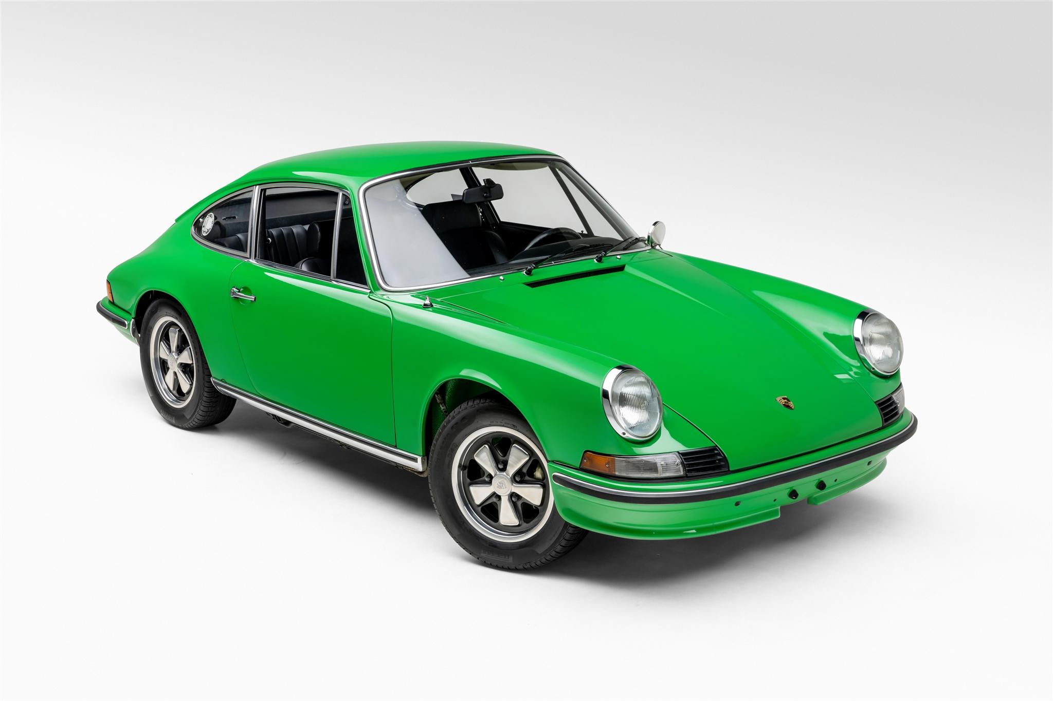 1973 Porsche LWB 911S (1969-1973) zu verkaufen – Viper-Green-Coupé mit mechanischer Einspritzung