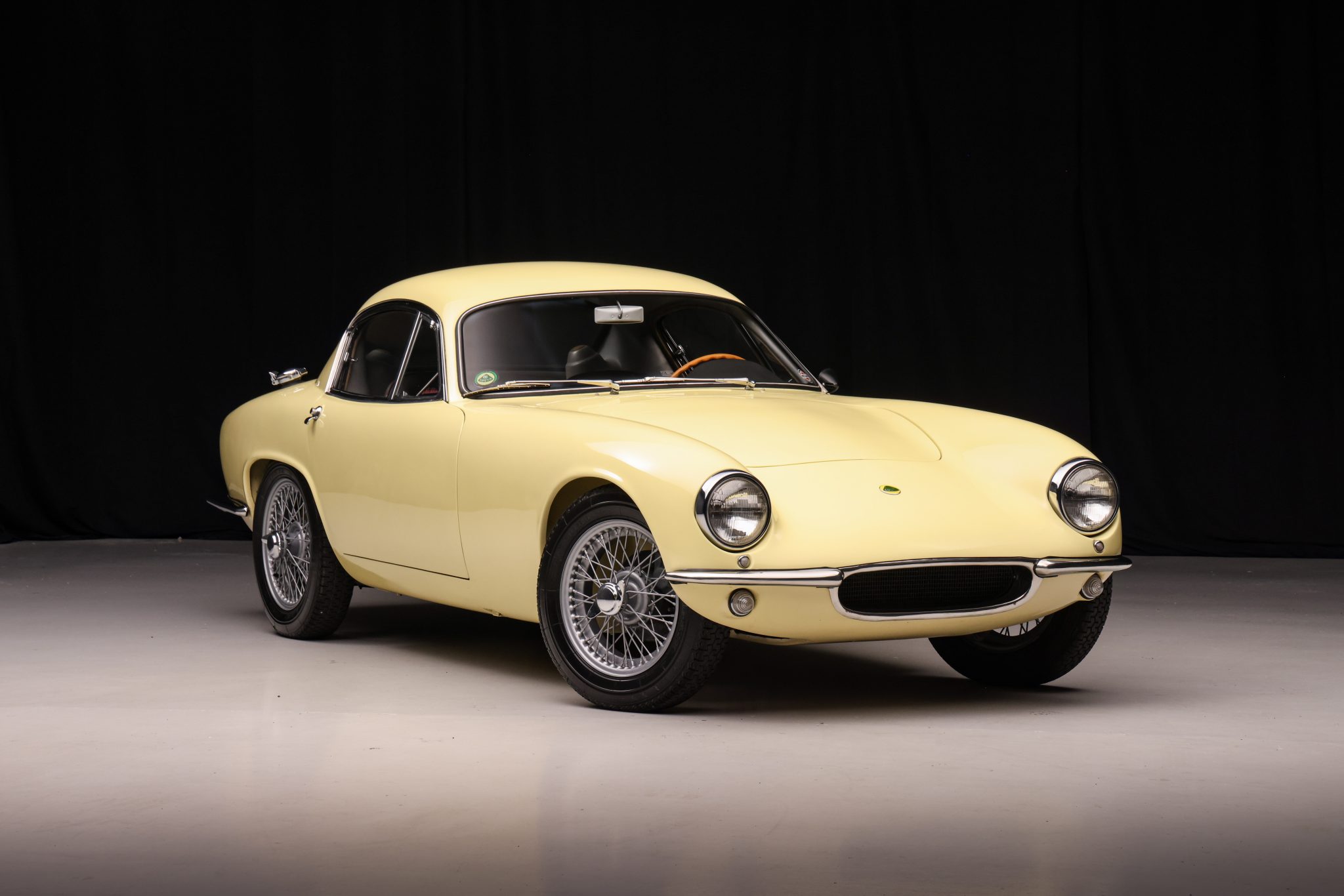Lotus Elite 1962 à vendre – Coupé jaune Coventry Climax avec boîte manuelle