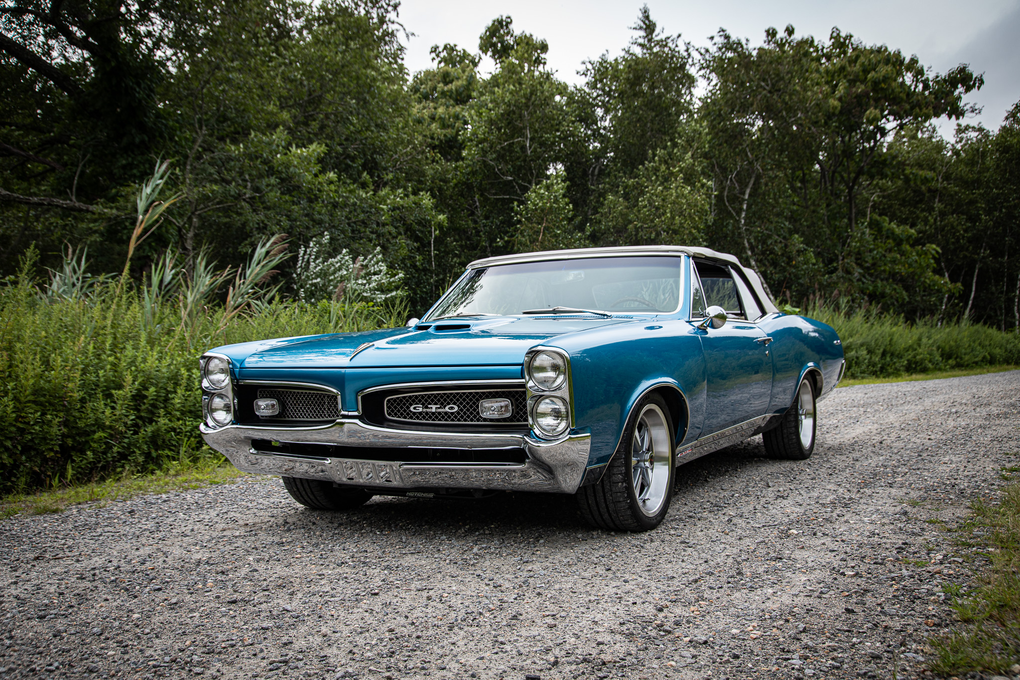 Pontiac GTO 1967 à vendre – Cabriolet bleu LS3 suralimenté par Whipple