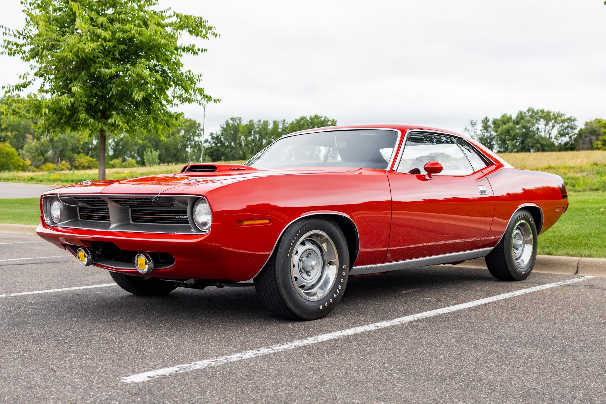 1970 Plymouth Barracuda for Sale – Rallye Red 426 Hemi Automatic Coupe
