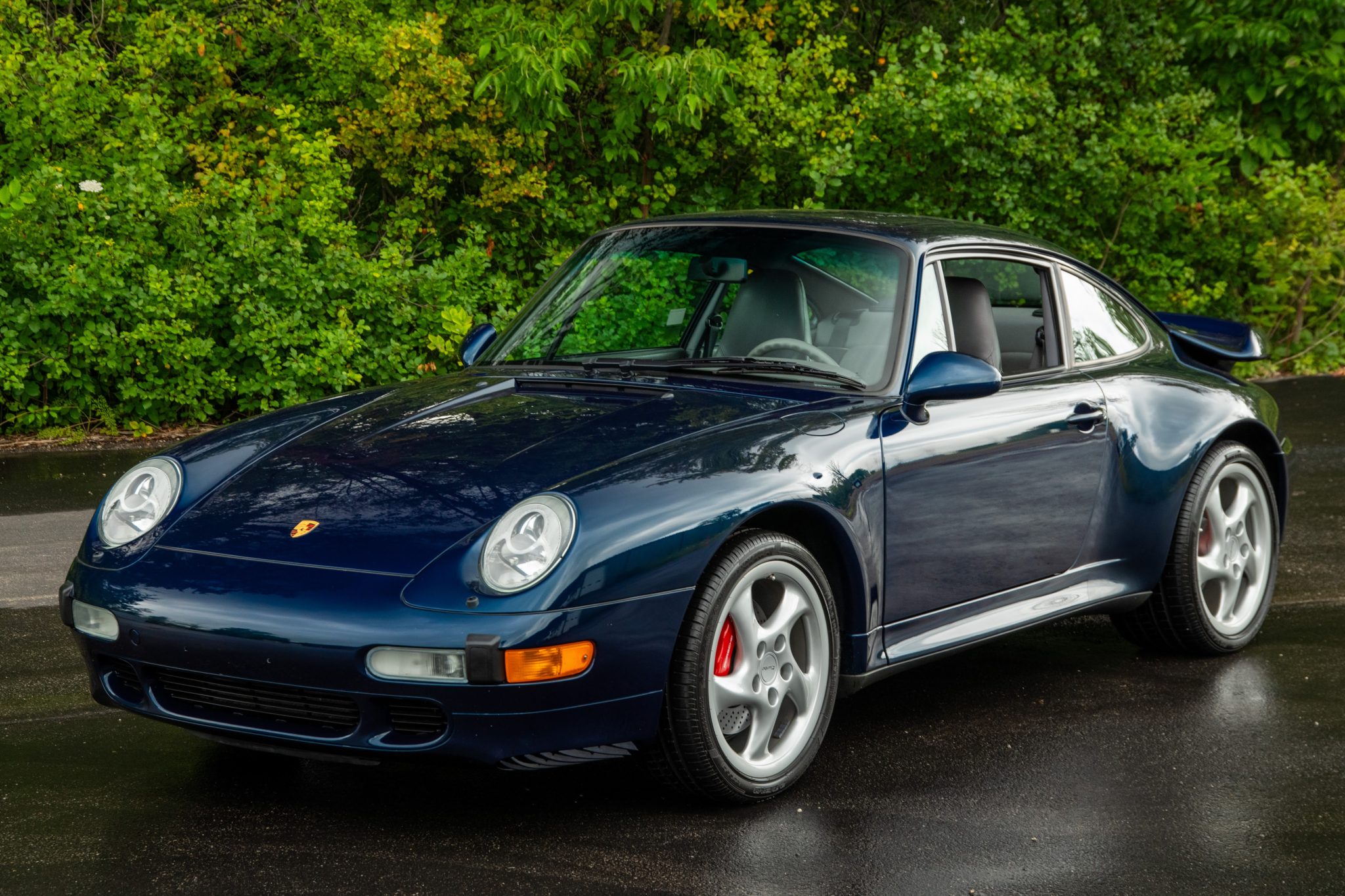 1997 Porsche 993 Turbo zu verkaufen – Ocean Blue Metallic mit Sechsganggetriebe