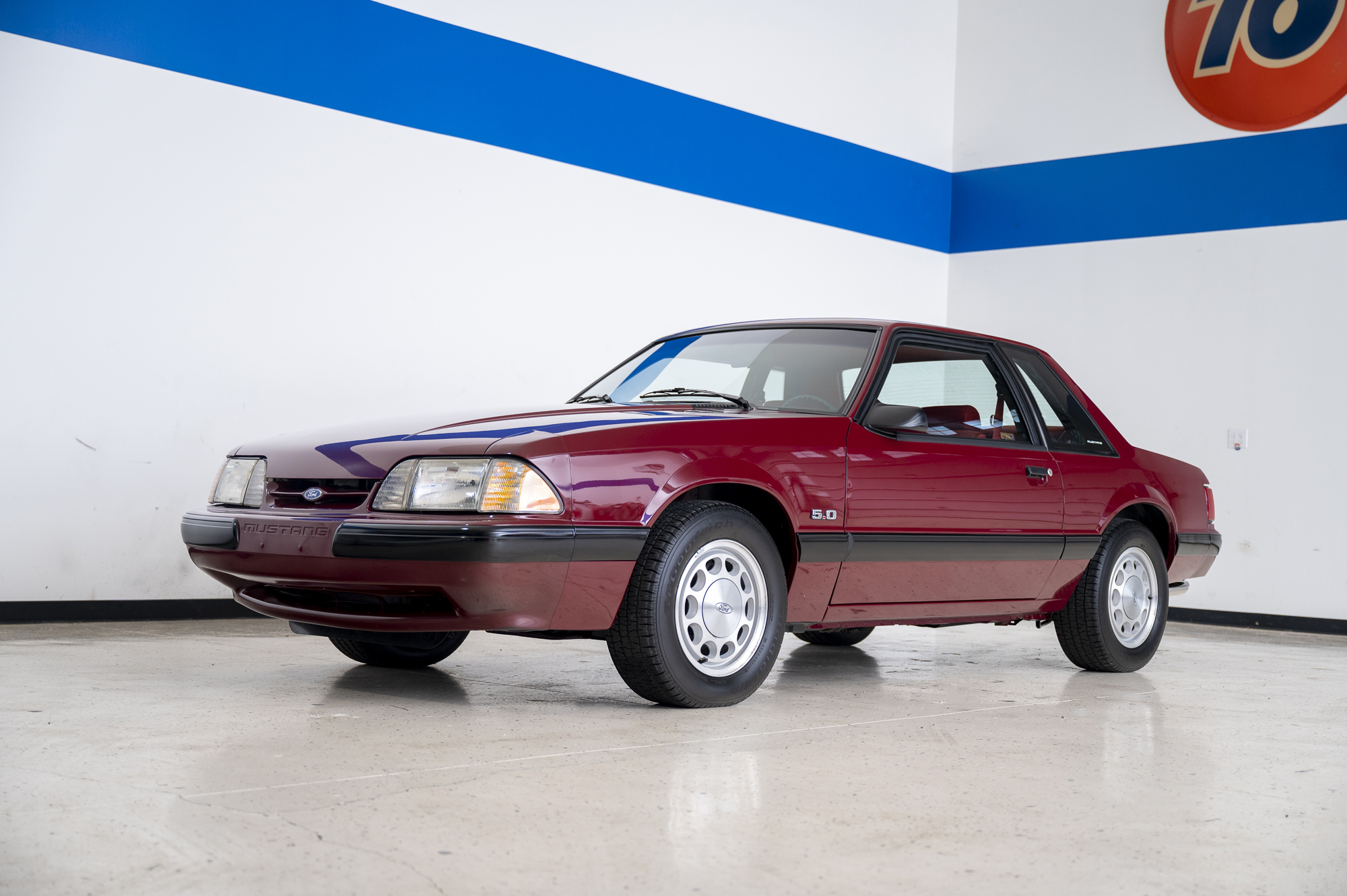 1989 Ford Fox-Body Mustang for Sale – Cabernet Red 5.0 V8 Manual Hatchback