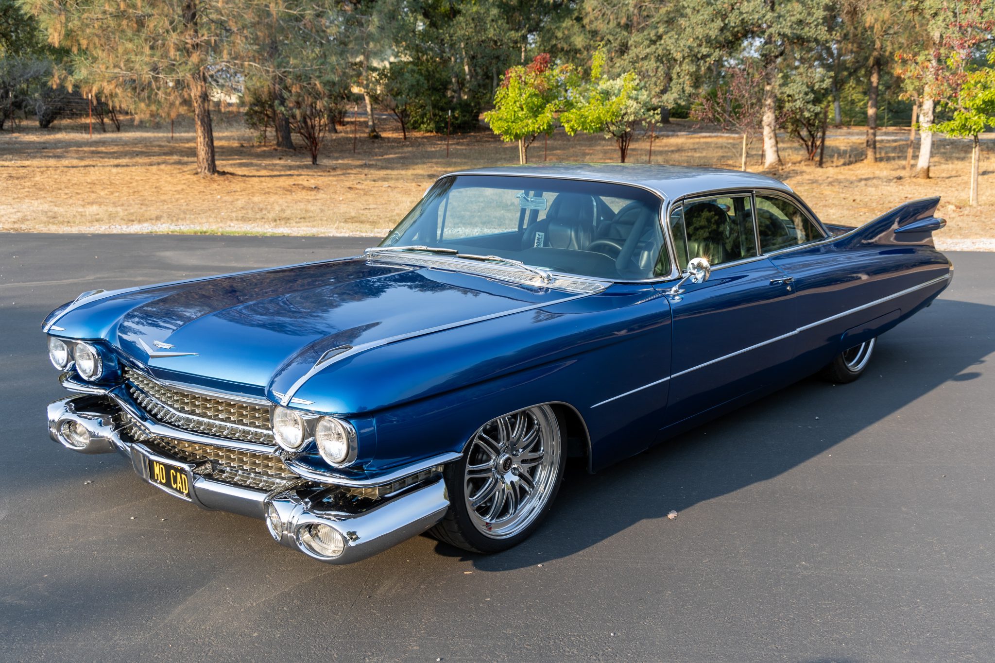 1959 Cadillac DeVille zu verkaufen – Blauer Twin-Turbo-470ci-Hemi-Custom