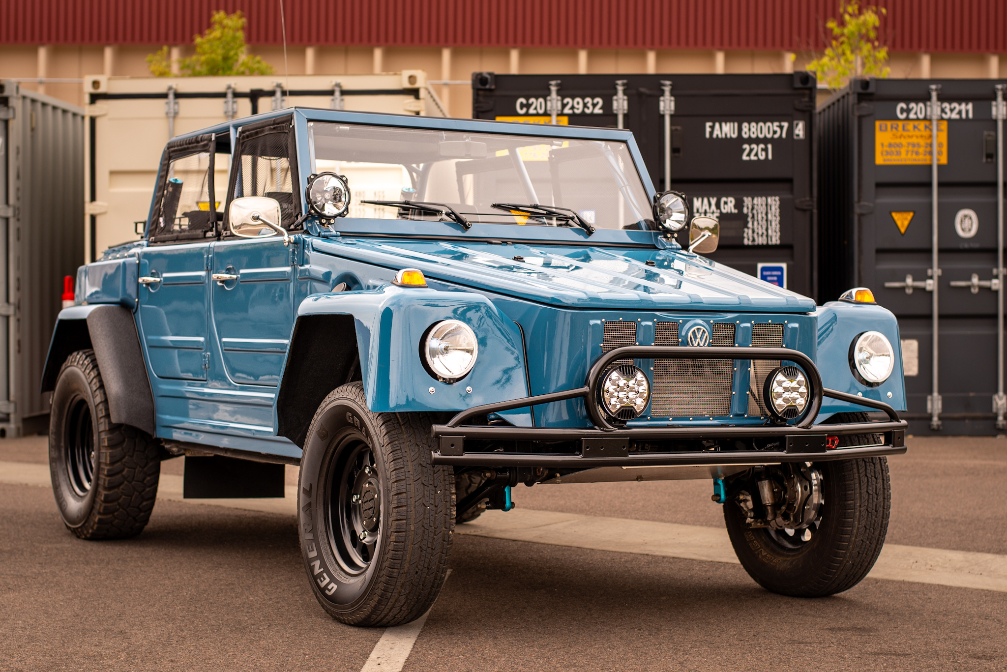 Volkswagen Thing 1974 à vendre – Préparation tout-terrain bleue avec moteur Subaru