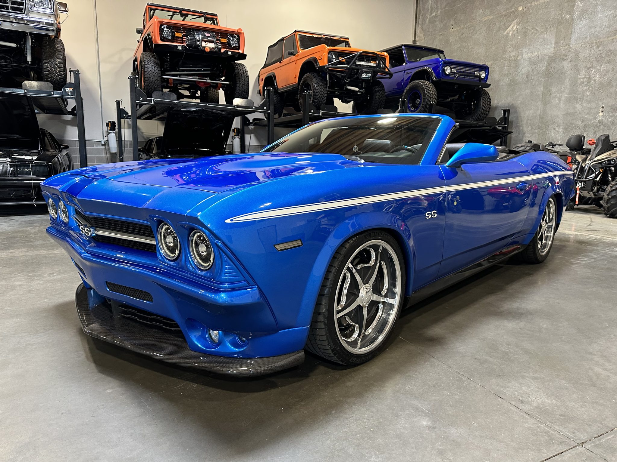 Chevrolet Camaro 5th Generation 2010-2015 2015 à vendre – Cabriolet Strato Blue V8 compressé