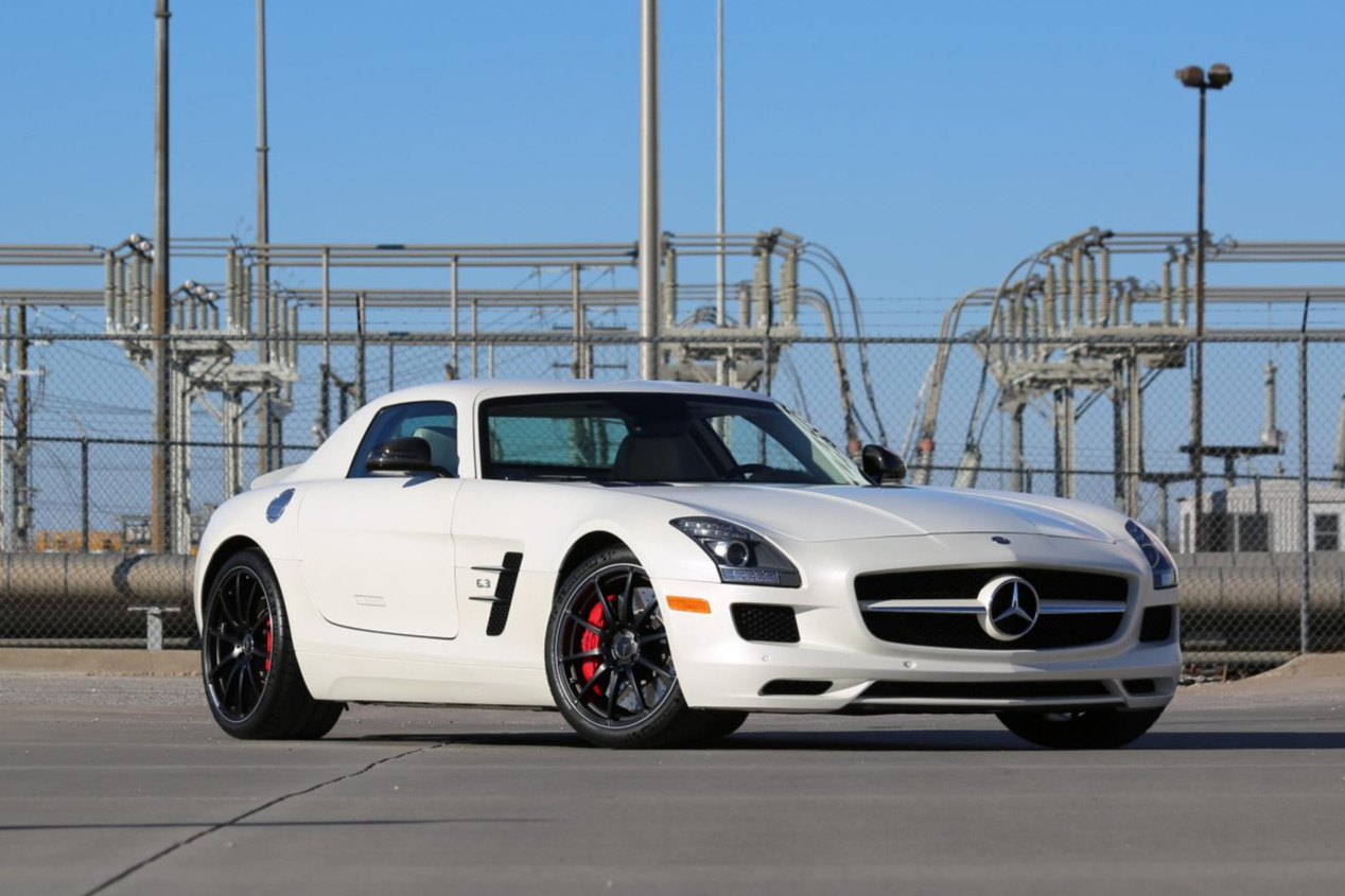 Mercedes-Benz SLS AMG 2013 à vendre – Gullwing V8 Designo Cashmere White Magno