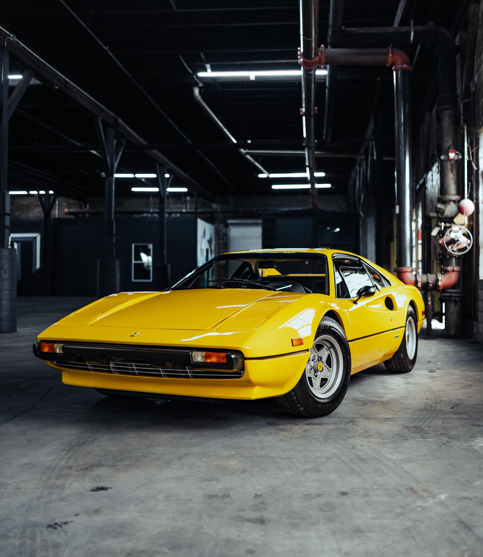 1977 Ferrari 308 zu verkaufen – Nuovo Giallo Fly V8-Coupé mit Kulissenschaltung