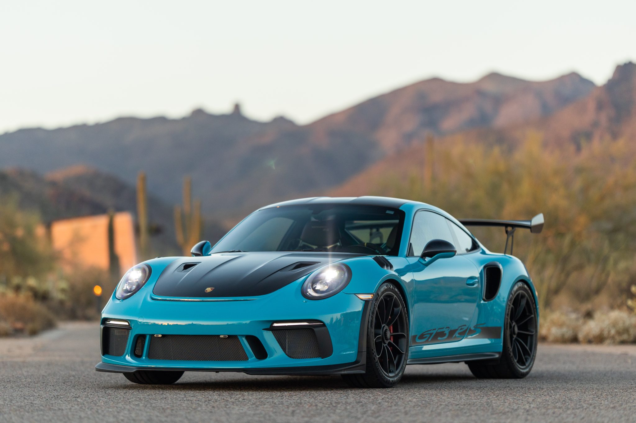 2019 Porsche 991 GT3 for Sale – Miami Blue Weissach PDK Performance Coupe