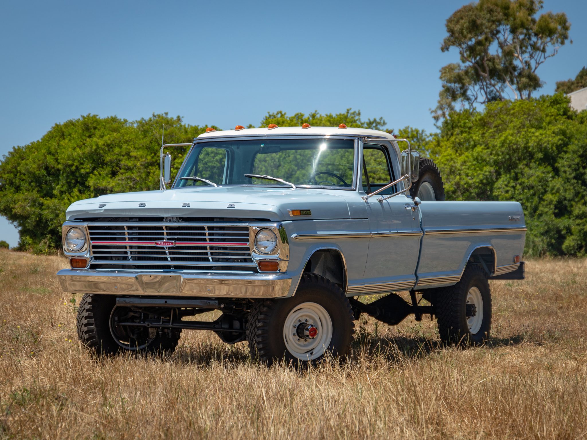 Ford F-Series 1967-1972 de 1969 à vendre – Pick-up 4x4 bleu à V8 390ci