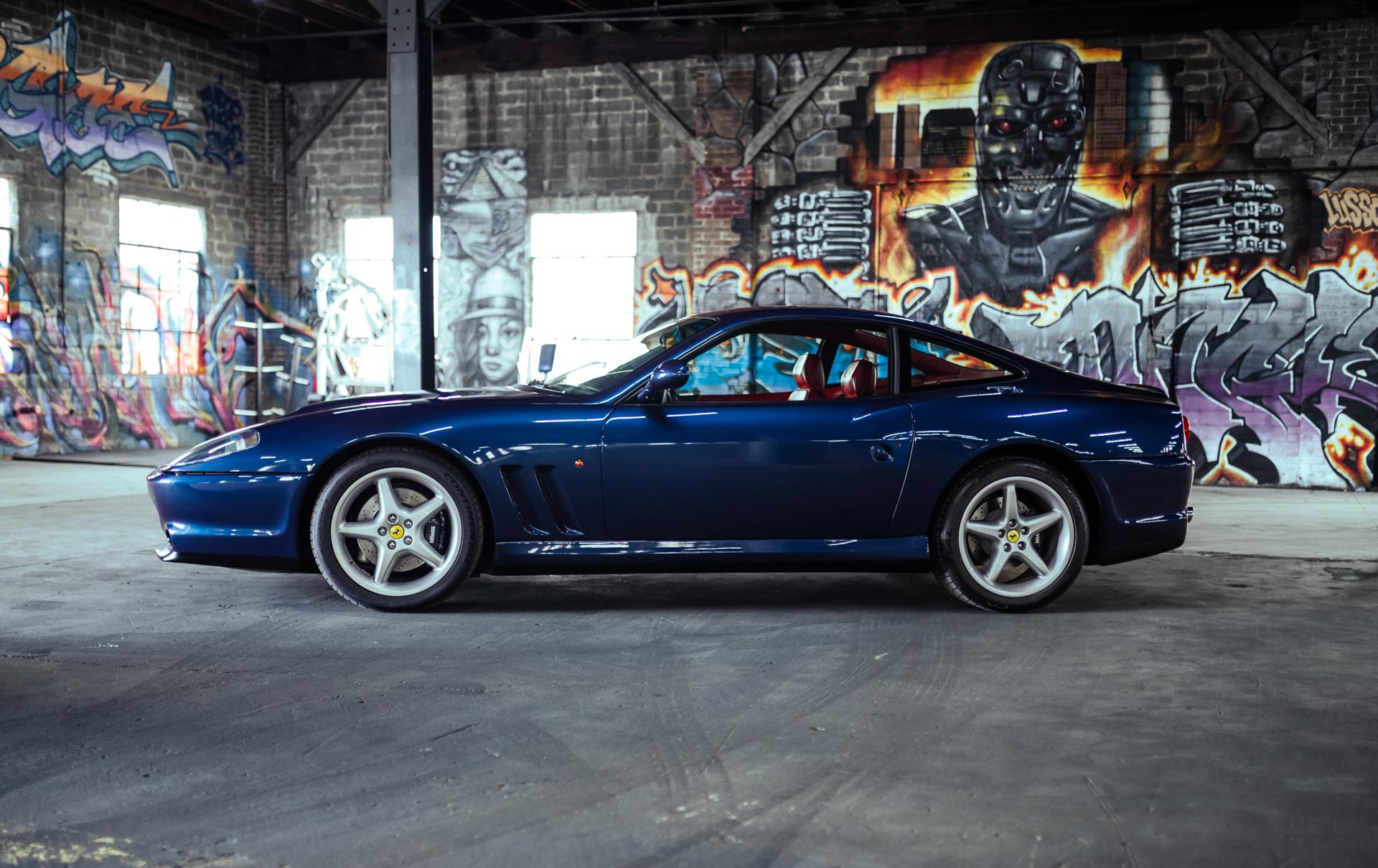 1997 Ferrari 550 Maranello zu verkaufen – Blu-Swaters-V12-Gran-Turismo mit Sechsganggetriebe