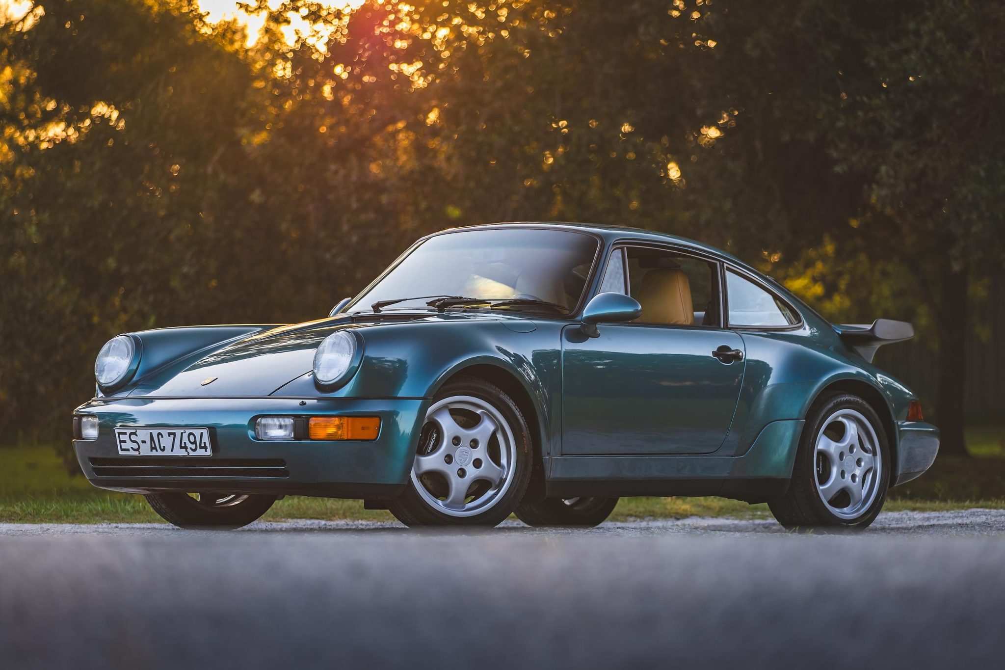 1991 Porsche 964 Turbo for Sale – Turquoise Metallic 3.3L Five-Speed Coupe