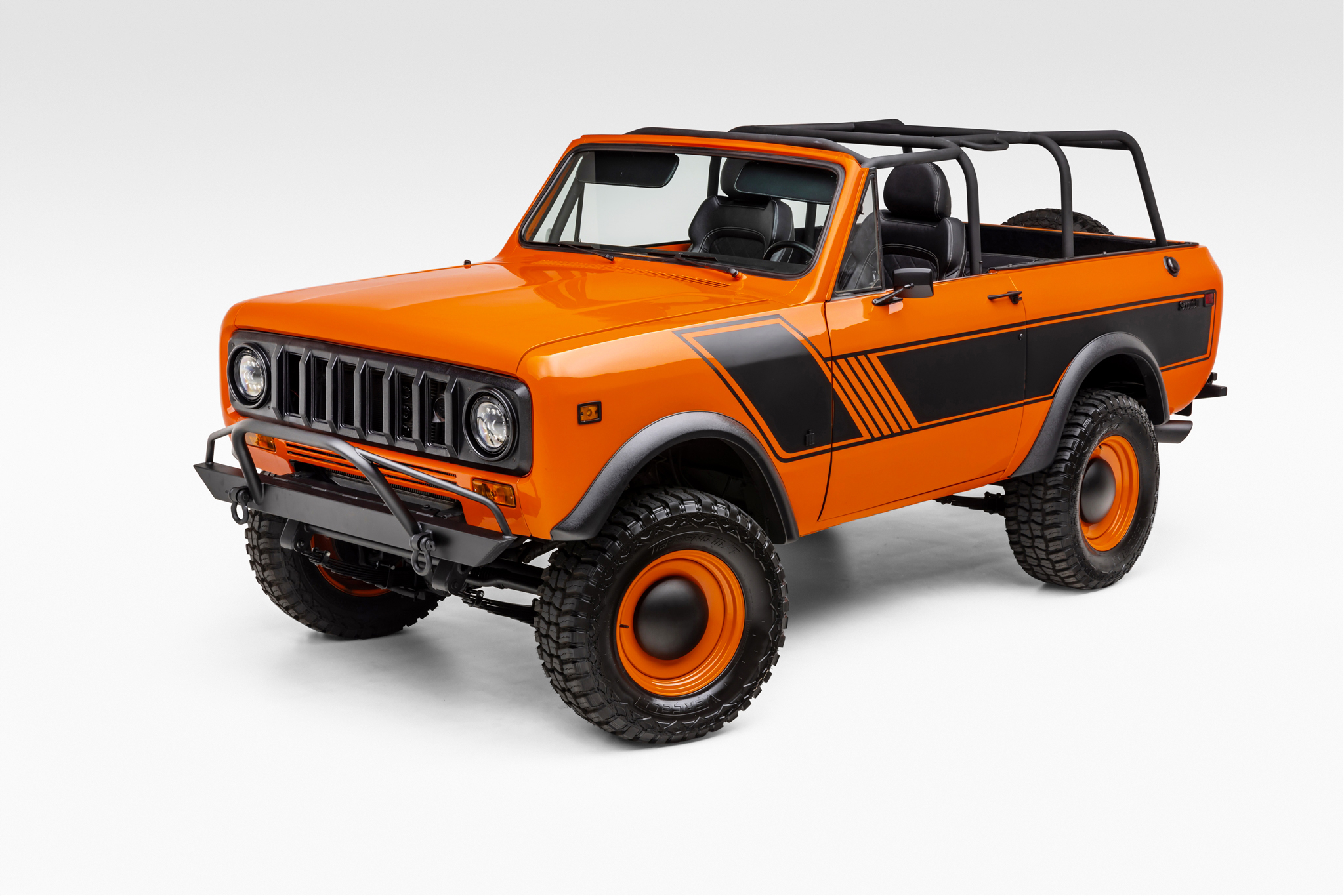 1973 International Harvester Scout for Sale – Orange 5.3L Vortec V8 4x4