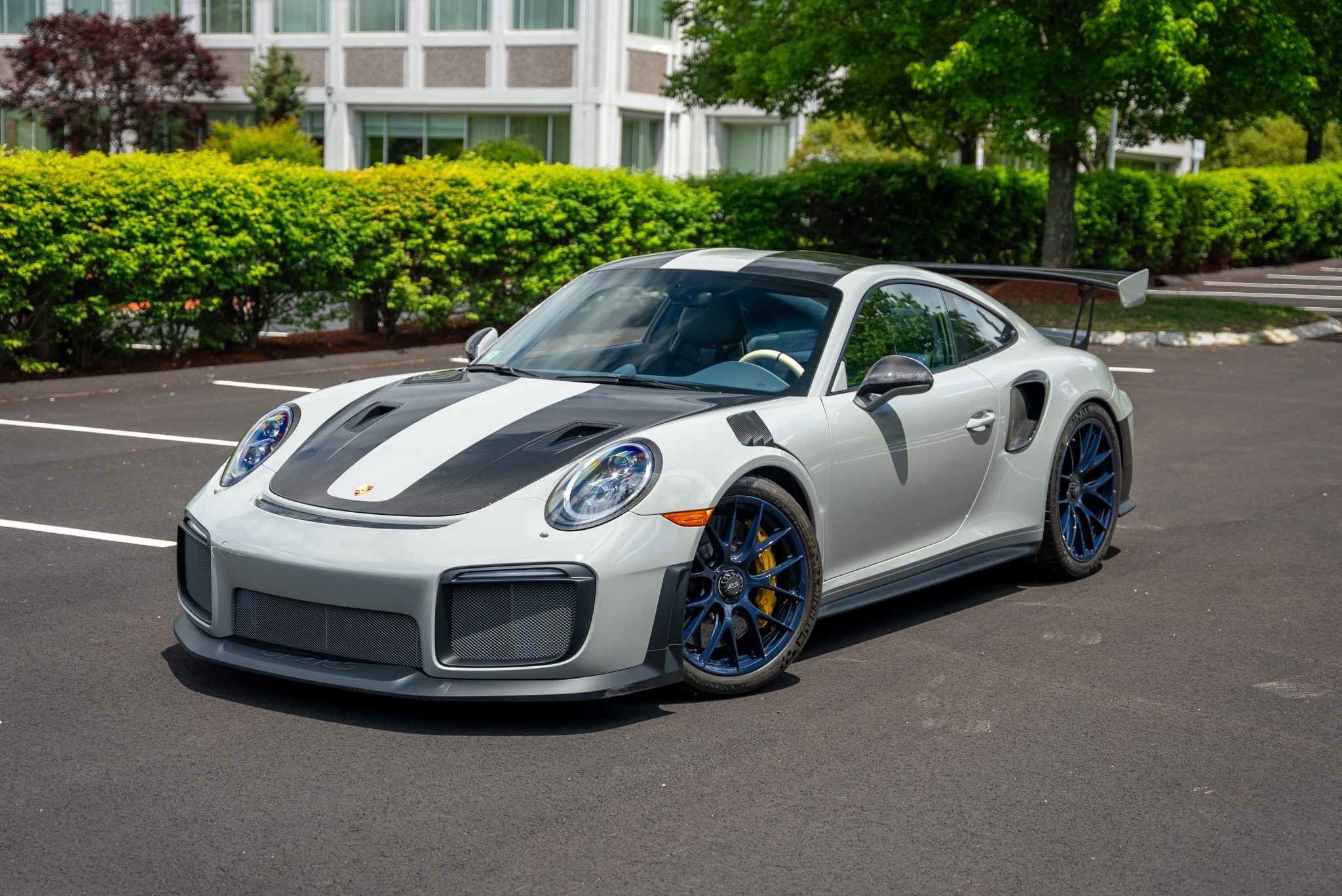 2019 Porsche 991 GT2 for Sale – Paint-to-Sample Steel Grey Twin-Turbo RS