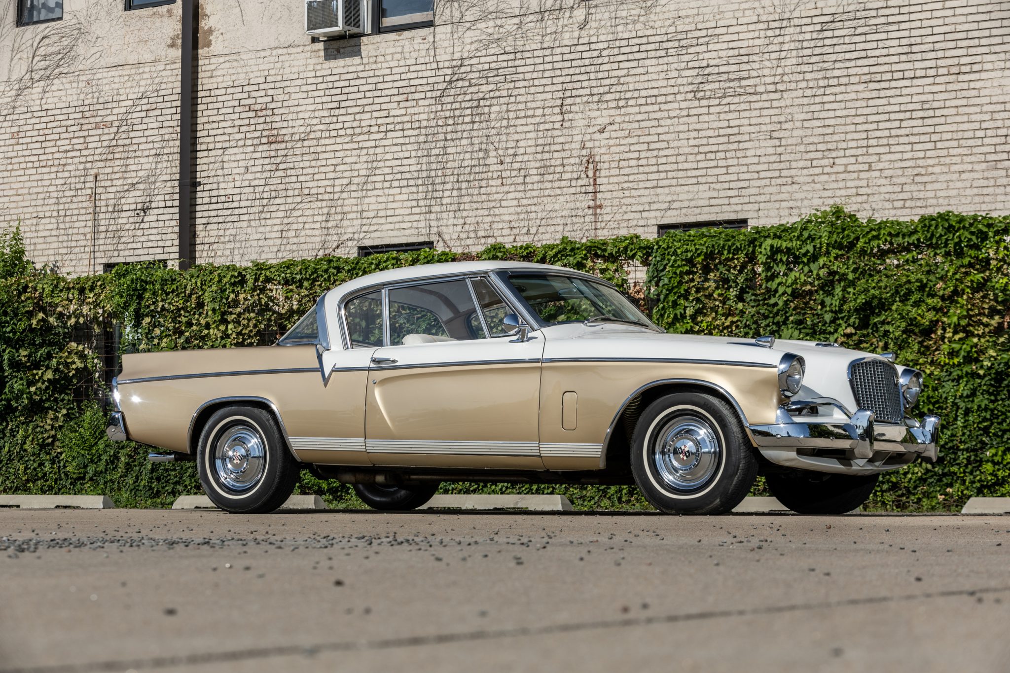 1956 Studebaker Hawk for Sale – Gold and White 352ci V8 Golden Hawk