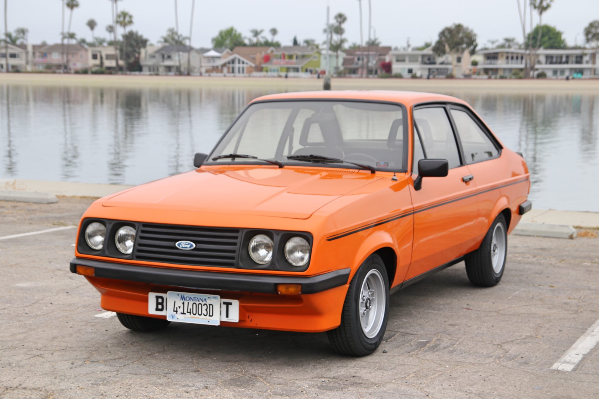 1978 Ford Escort RS2000 zu verkaufen – Signal-Orange-Sportlimousine mit 2,0-Liter-Motor