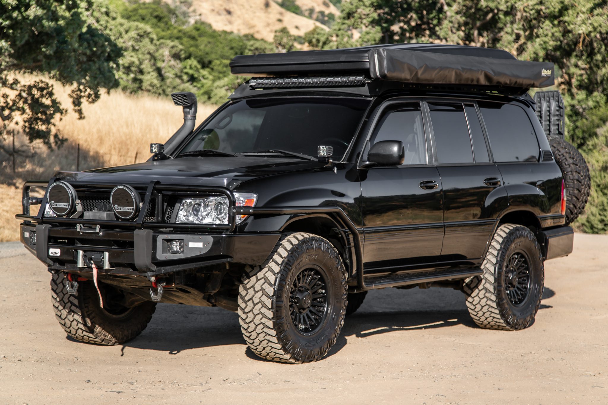 2007 Toyota Land Cruiser 100-Series zu verkaufen – Schwarzer V8-Overland-Geländewagen