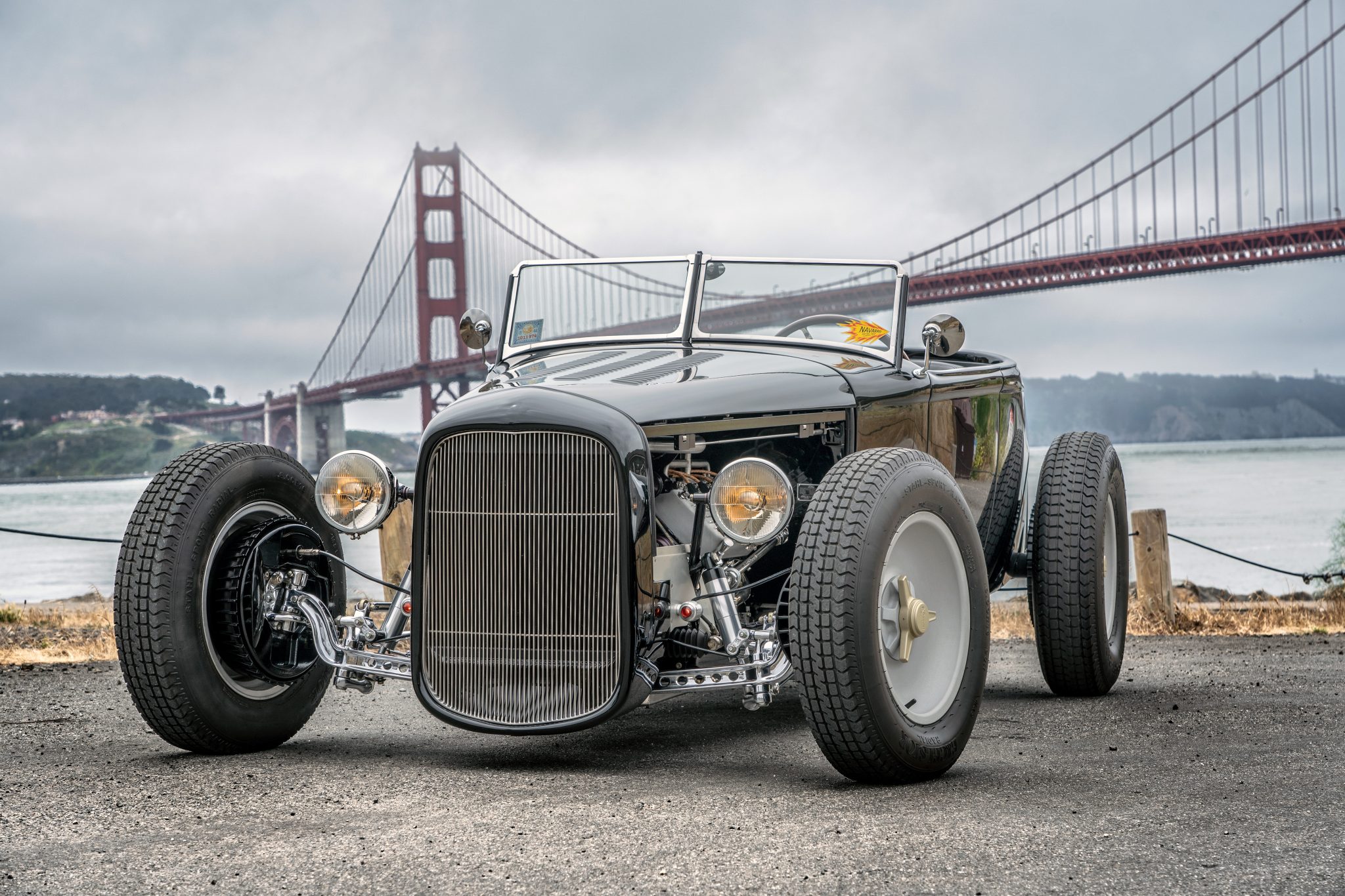 Flathead-Powered Ford Roadster Special zu verkaufen – Schwarzer 305ci-V8-Hot-Rod mit Fünfganggetriebe