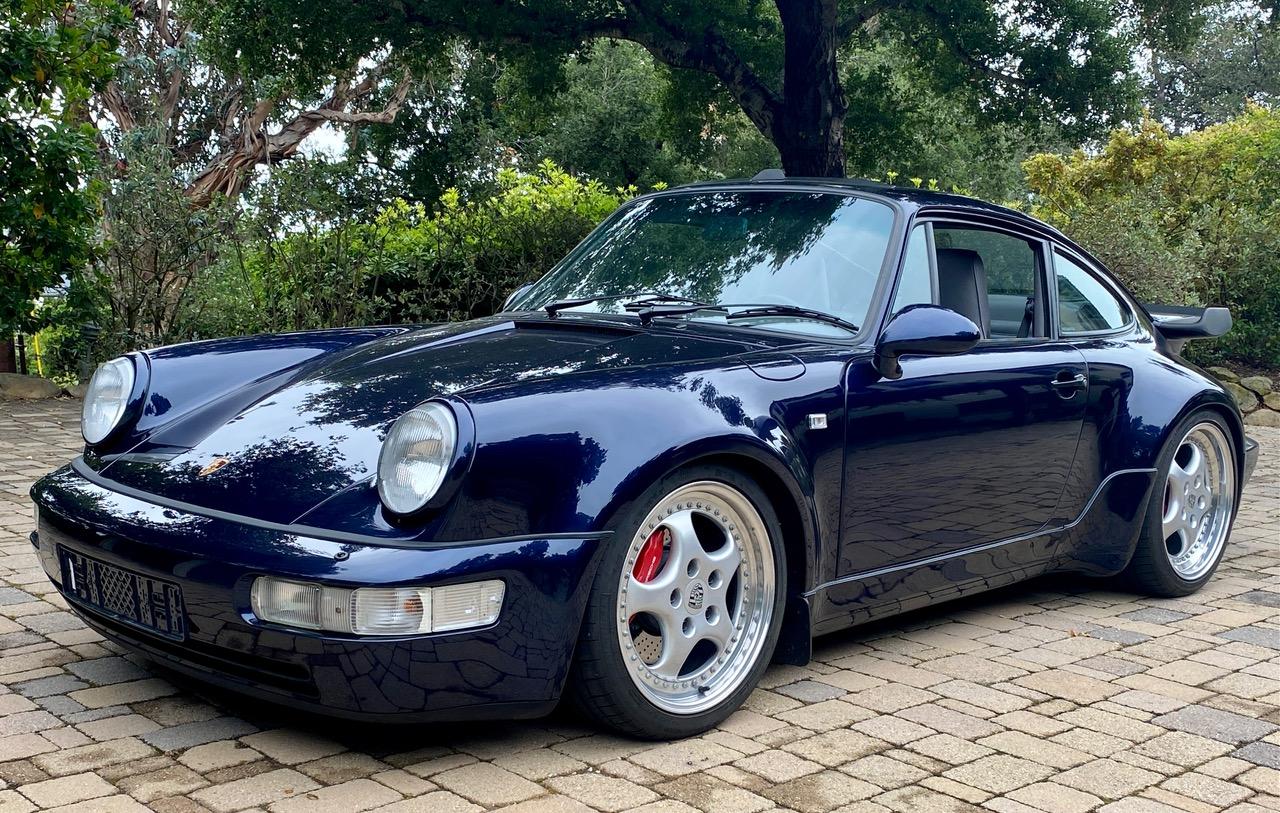1993 Porsche 964 Turbo zu verkaufen – Midnight-Blue-Coupé mit 3,6-Liter-Boxermotor