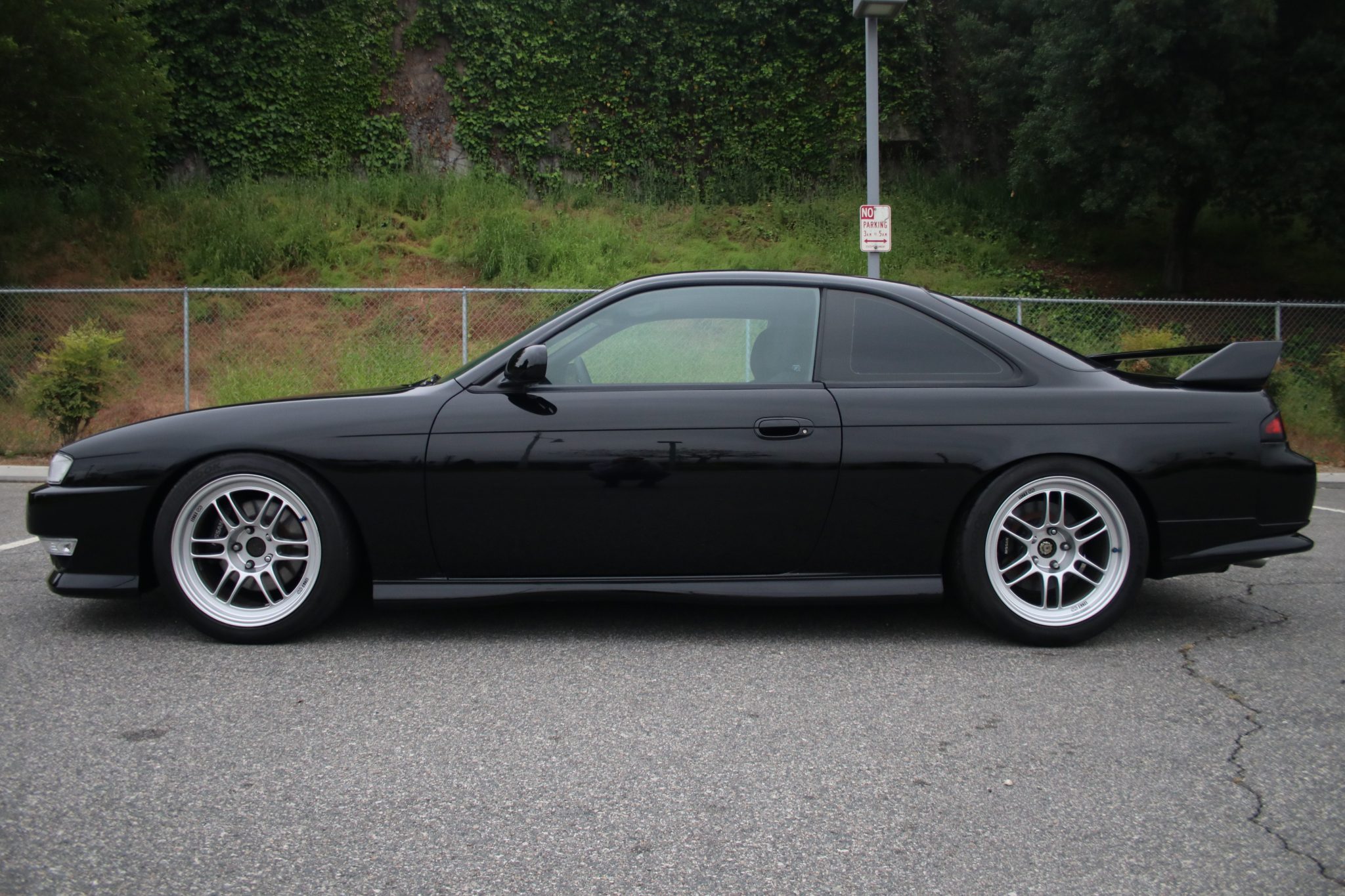 1997 Nissan 240SX zu verkaufen – Schwarzes Fünfgang-Coupé im Kouki-Stil