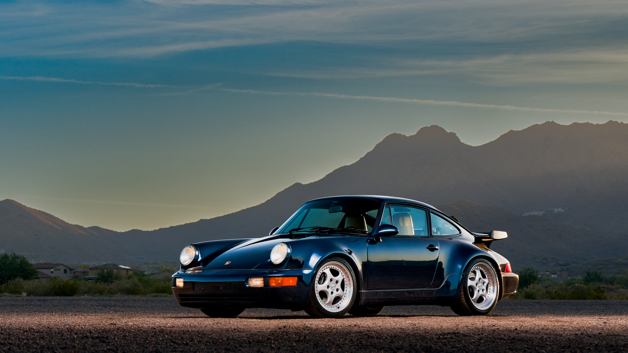 1992 Porsche 964 Turbo zu verkaufen – Amazon-Green-Coupé mit Fünfganggetriebe