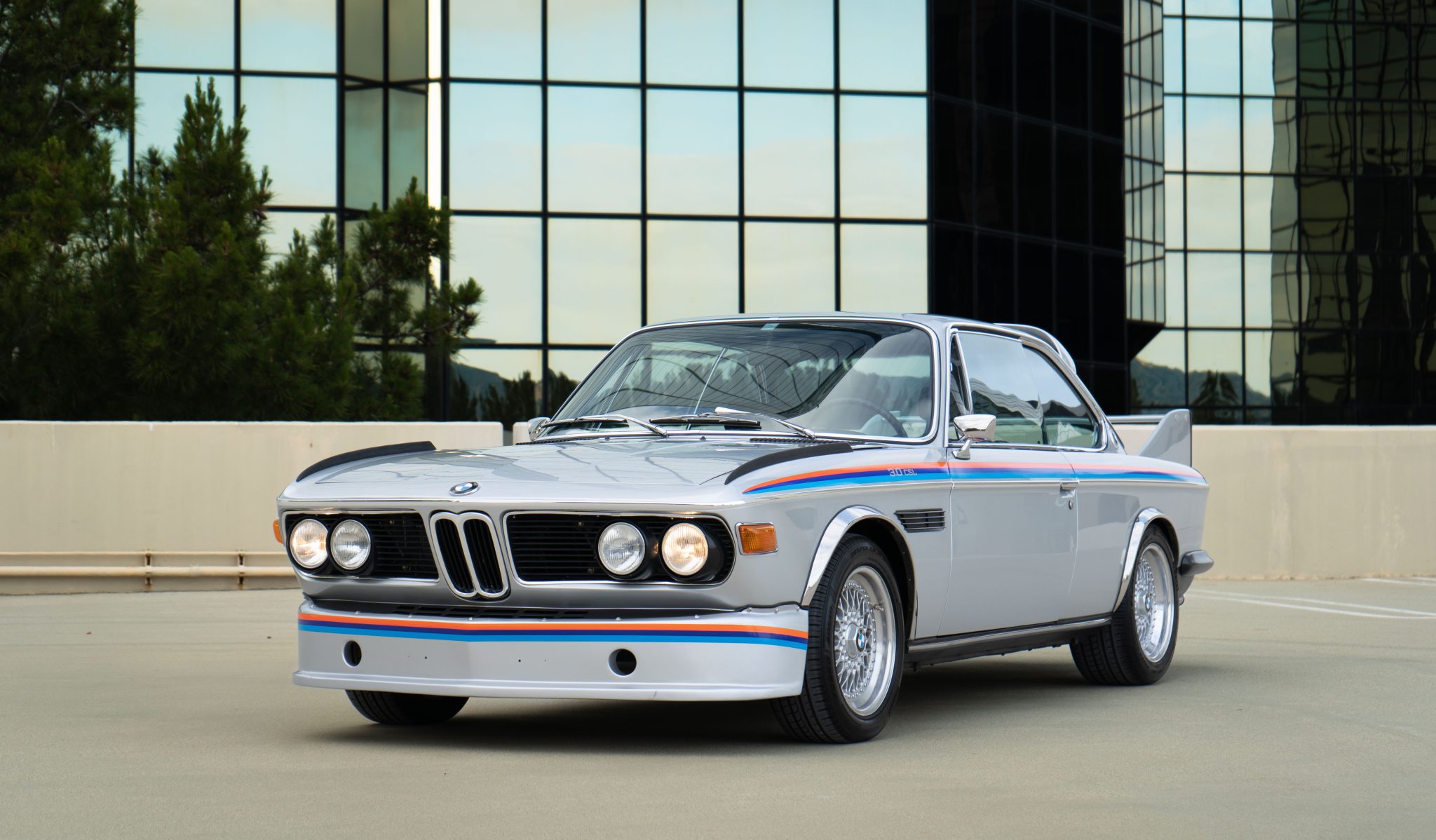 1974 BMW 3.0 CSL zu verkaufen – Polaris-Silver-Batmobile mit Fünfganggetriebe
