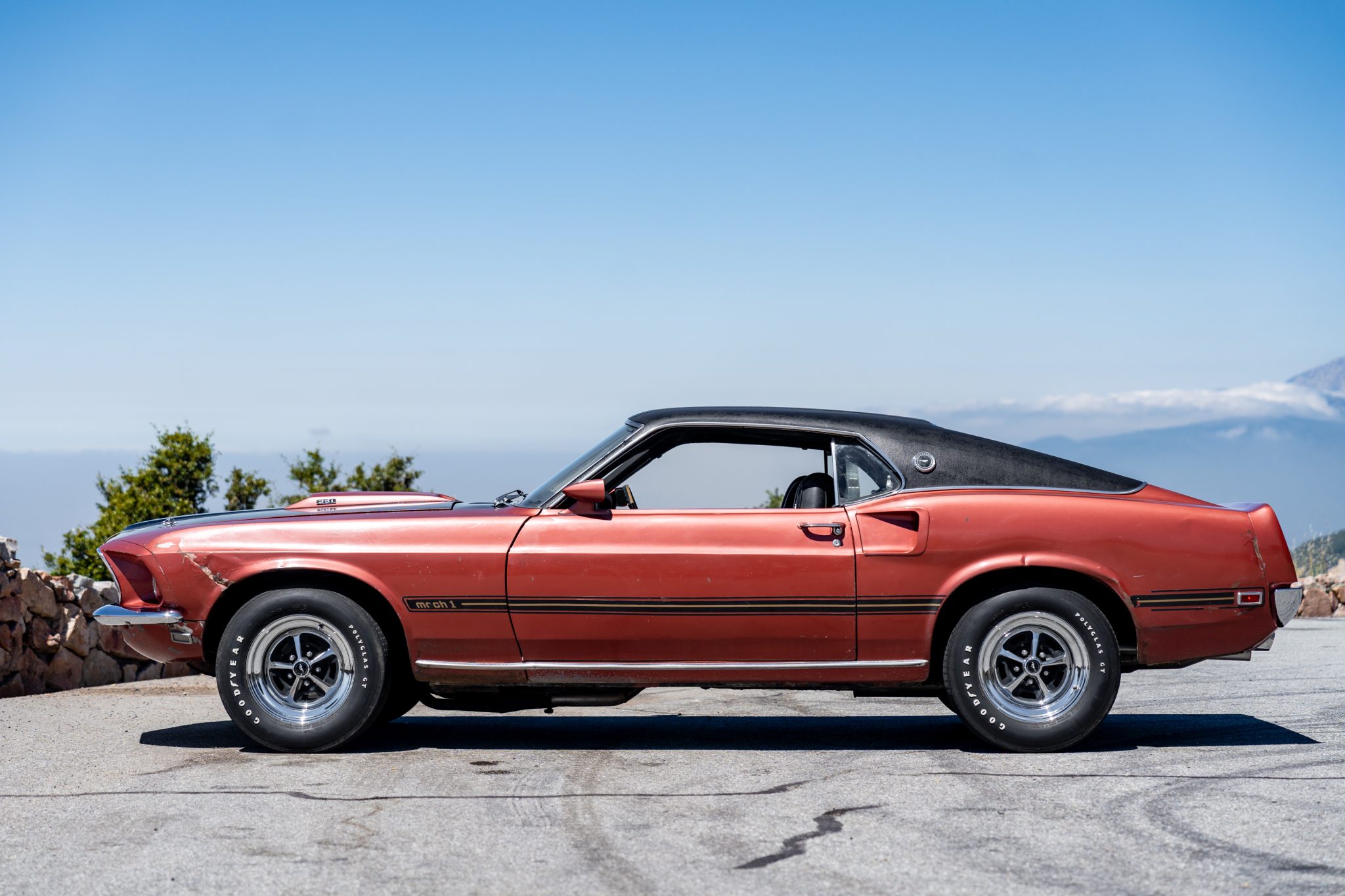 Ford Mustang 1969-1973 de 1969 à vendre – Coupé rouge à V8 351ci