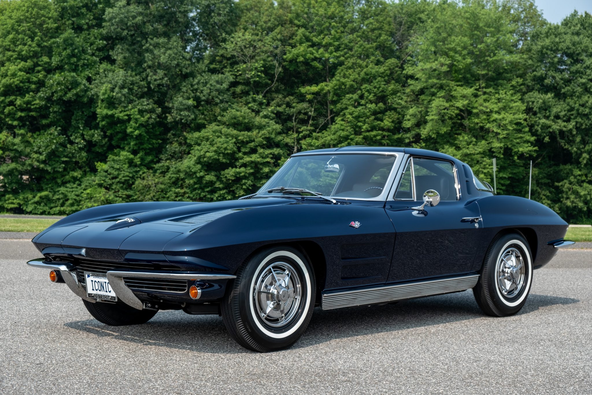 1963 Chevrolet Corvette C2 zu verkaufen – Daytona-Blue-Coupé mit 327ci-V8