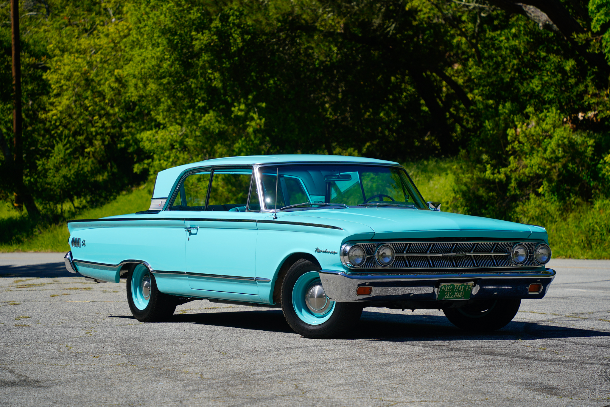 1963 Mercury Monterey for Sale – Turquoise 427ci V8 Four-Speed Coupe