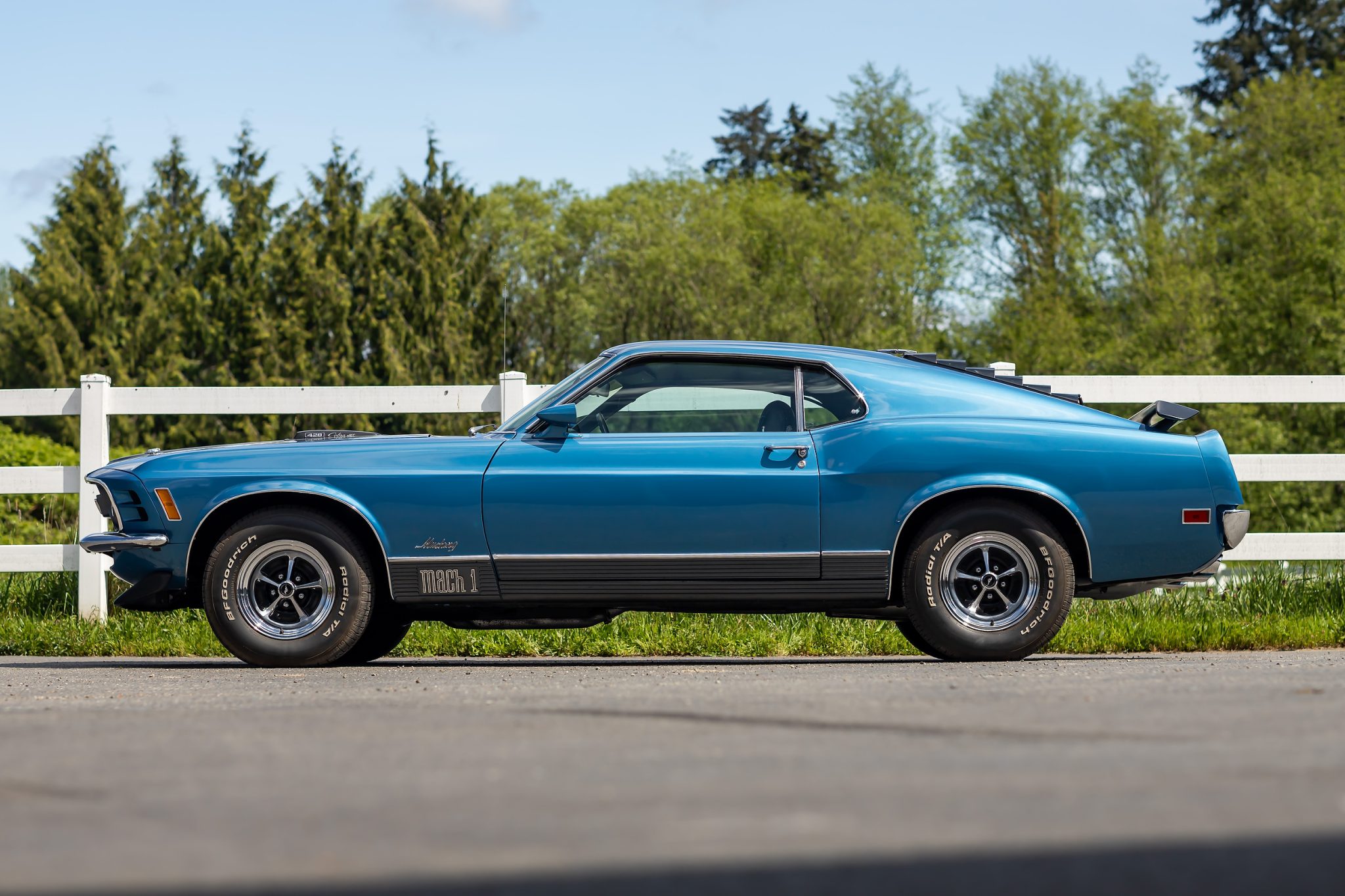 1970 Ford Mustang 1969-1973 for Sale – Blue Metallic 428 Cobra Jet Manual Fastback