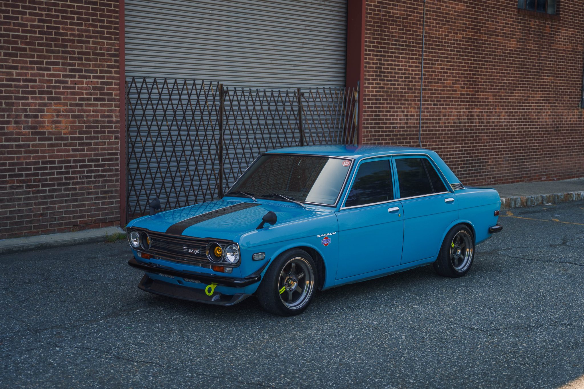1971 Datsun 510 zu verkaufen – Blauer SR20DET-Restomod mit Sechsganggetriebe