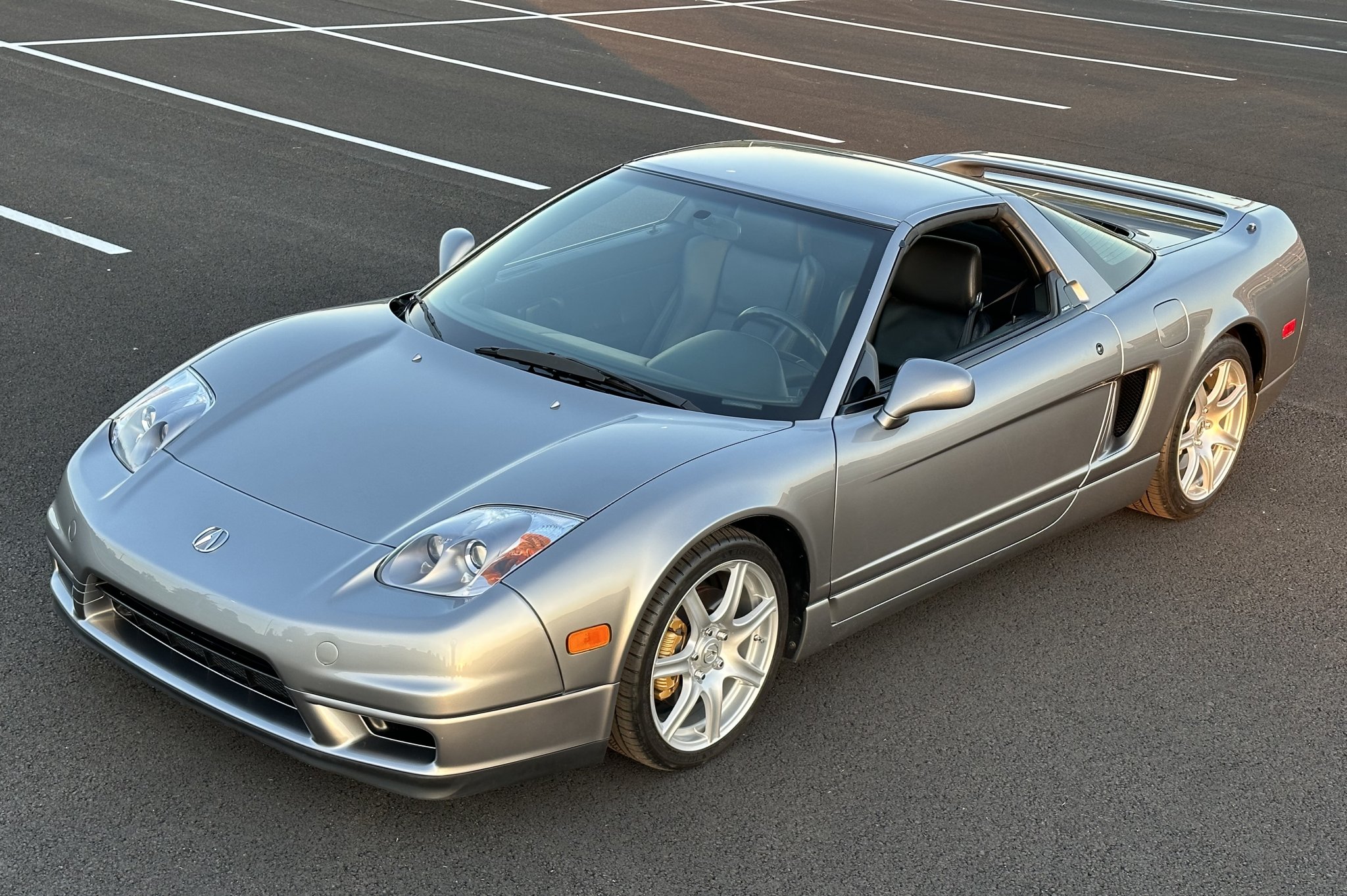 2005 Acura NSX NA2 zu verkaufen – Silverstone-Metallic-Sportwagen mit Sechsganggetriebe