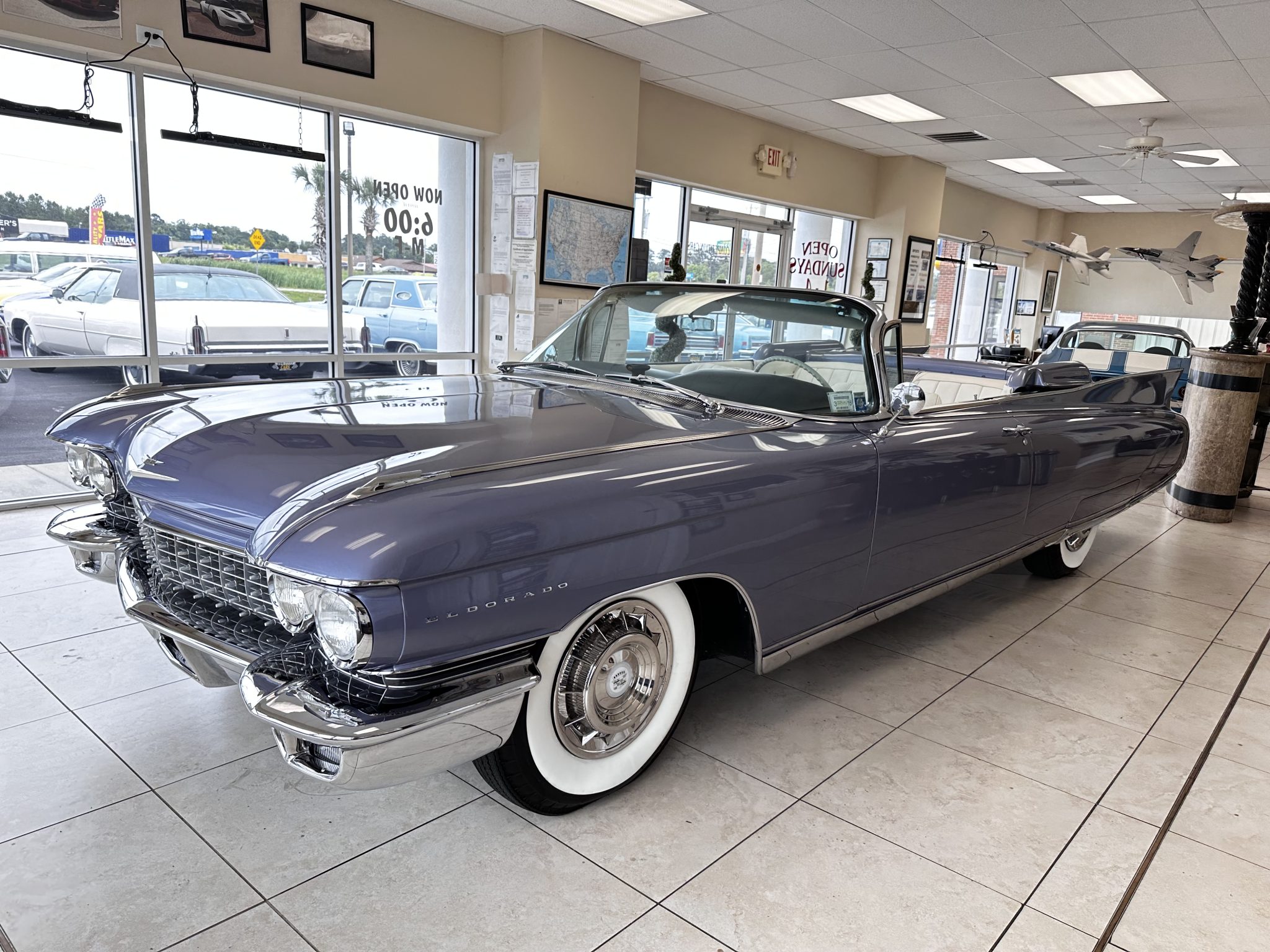 1960 Cadillac Eldorado (1959-1960) zu verkaufen – Violettes Cabriolet mit 390ci-V8