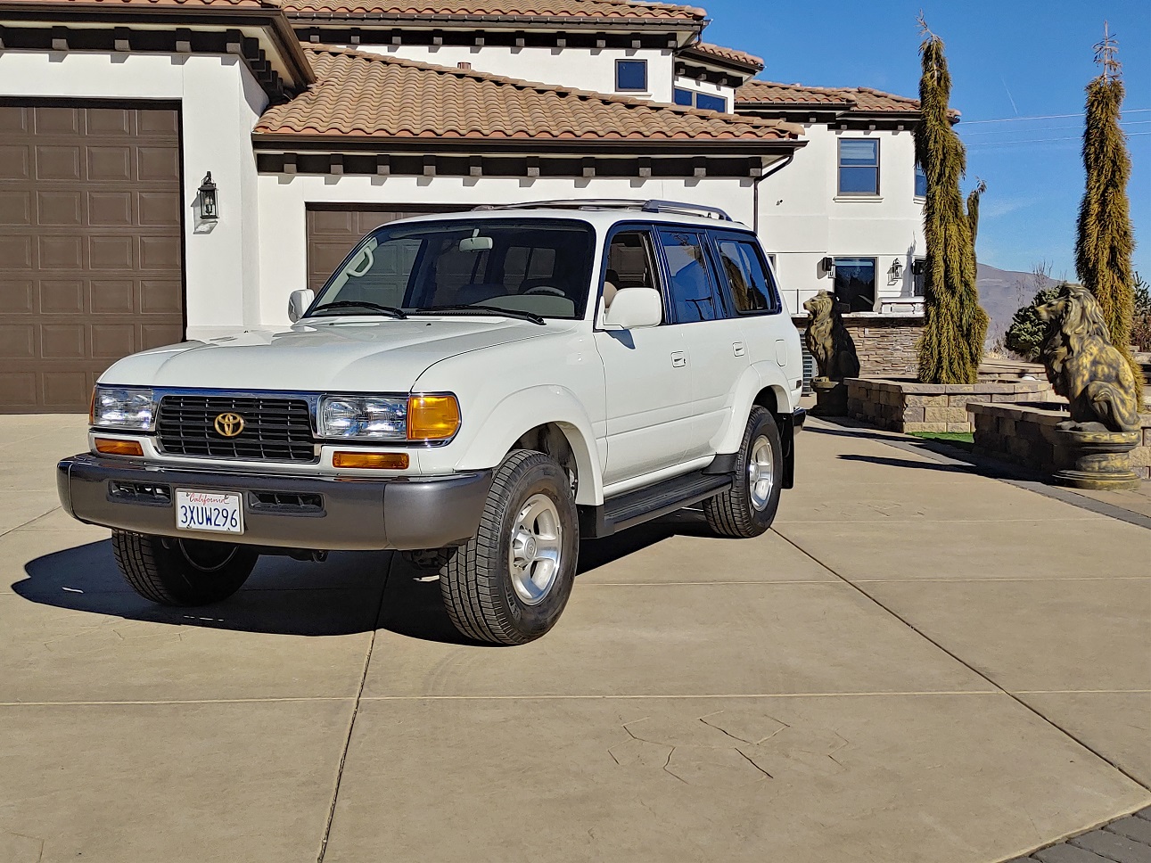 1997 Toyota Land Cruiser 80-Series for Sale – White 4.5-Liter 4x4