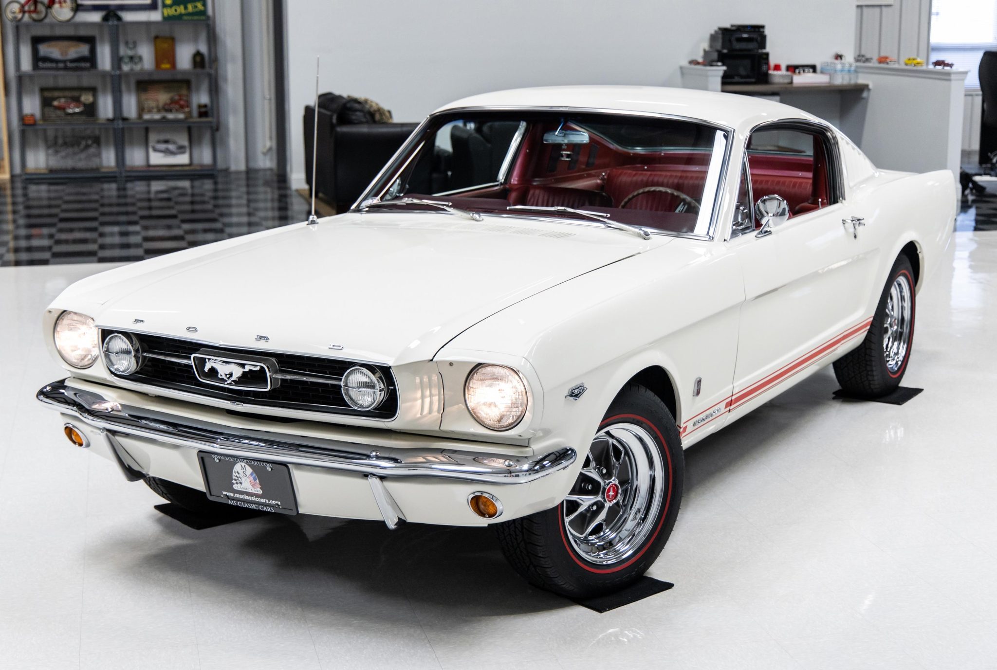 1966 Ford Mustang 1964.5-1966 for Sale – Wimbledon White 308ci V8 Manual Coupe