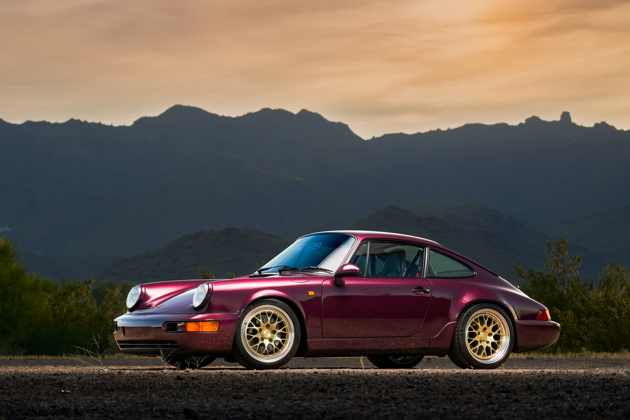 Porsche 964 911 1992 (Non-Turbo) à vendre – Coupé Amethyst Metallic à boîte manuelle