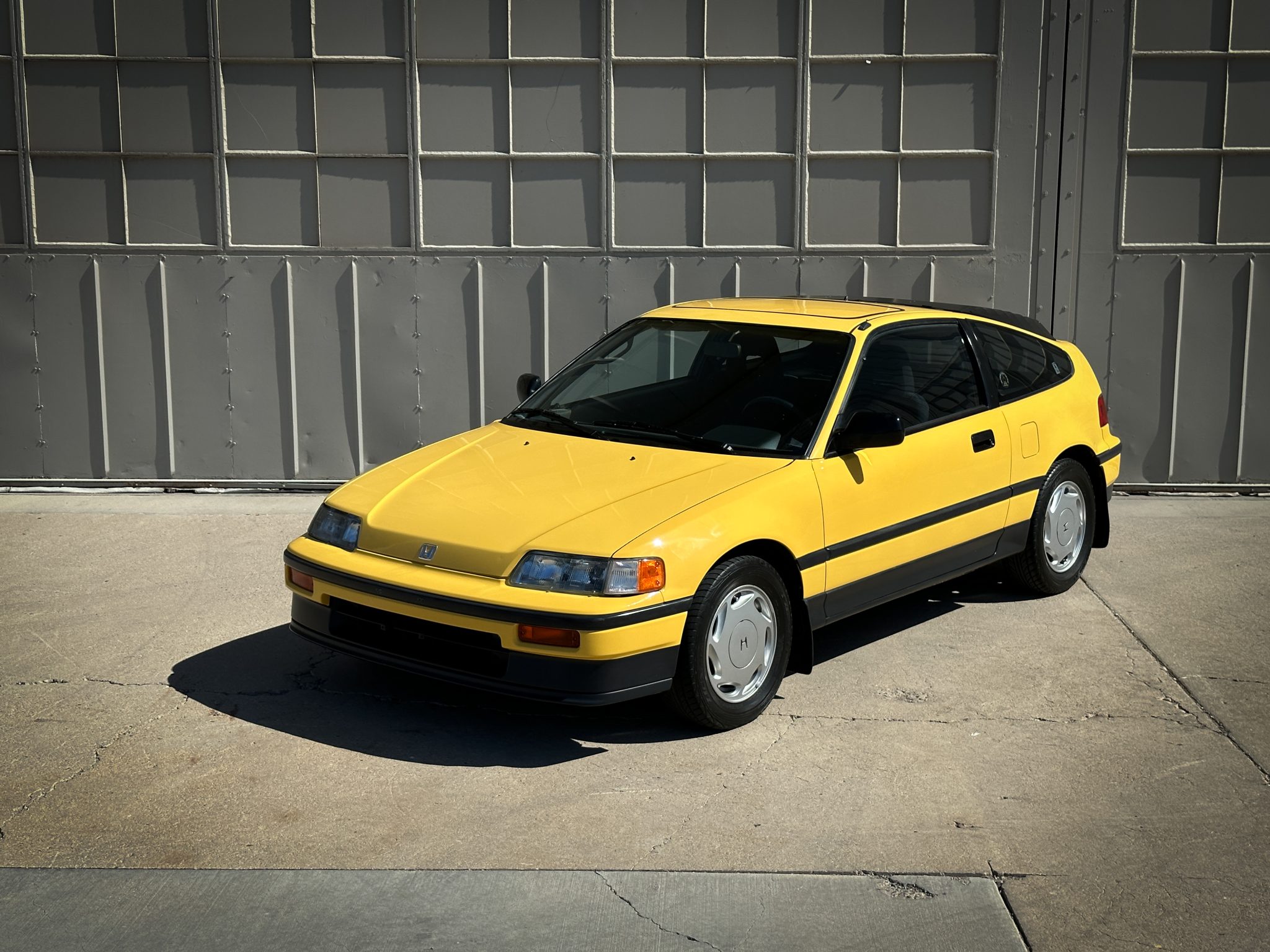 1988 Honda CRX zu verkaufen – Gelbes 1,6-Liter-Coupé mit Fünfganggetriebe