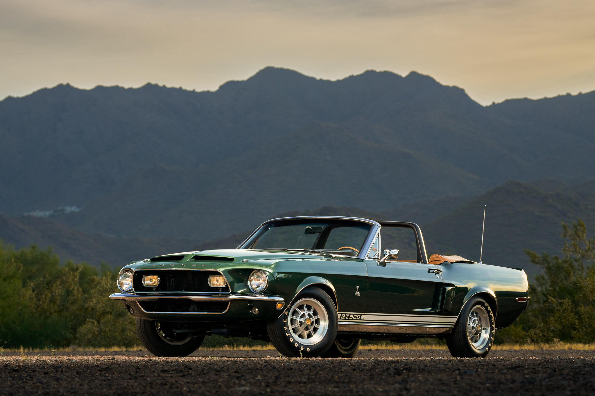 1968 Ford Mustang 1967-1968 zu verkaufen – Highland-Green-Cabriolet mit 428ci-V8