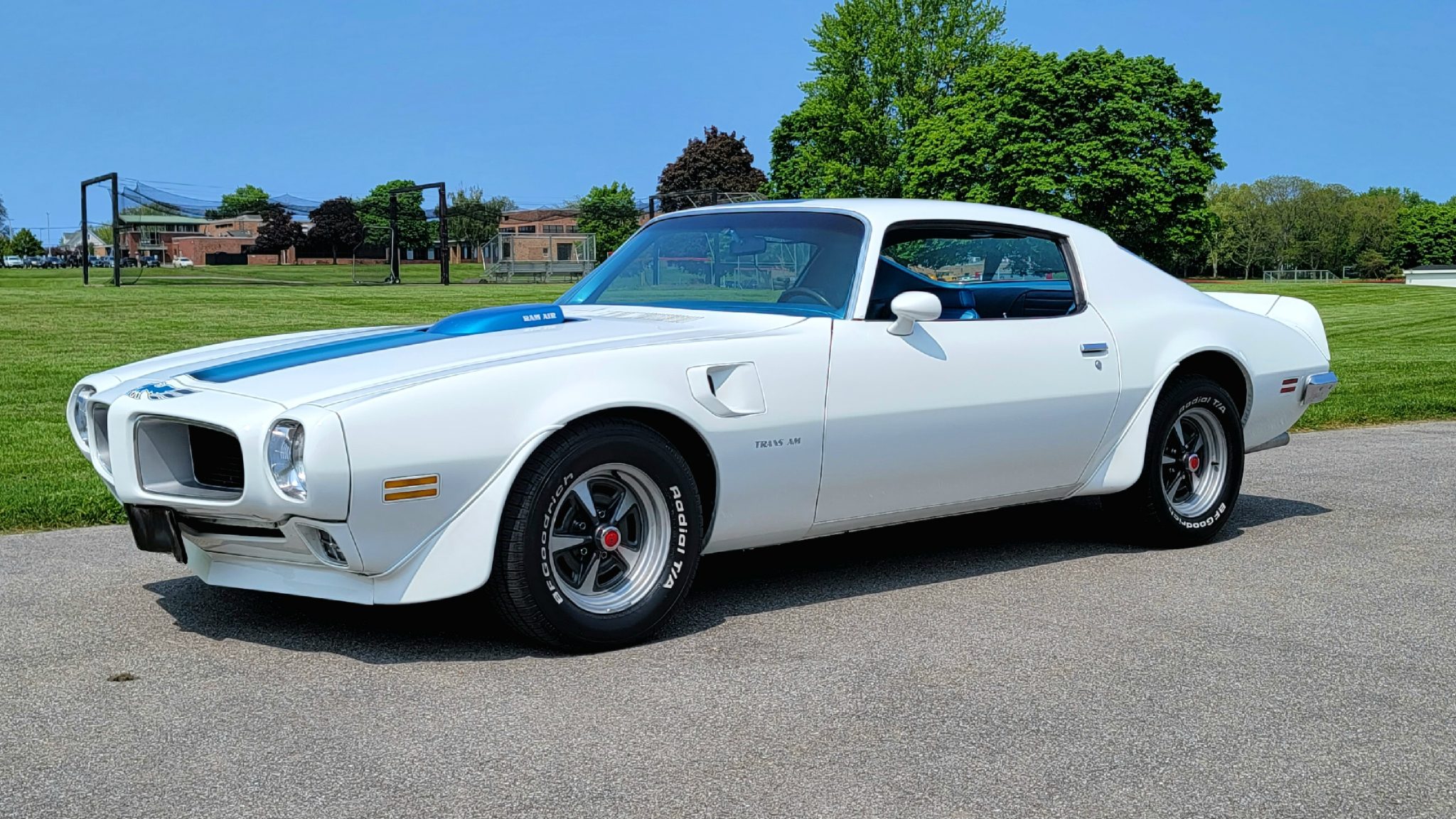 1970 Pontiac Firebird (1970-1981) zu verkaufen – Weißes Ram-Air-III-Coupé mit Handschaltung