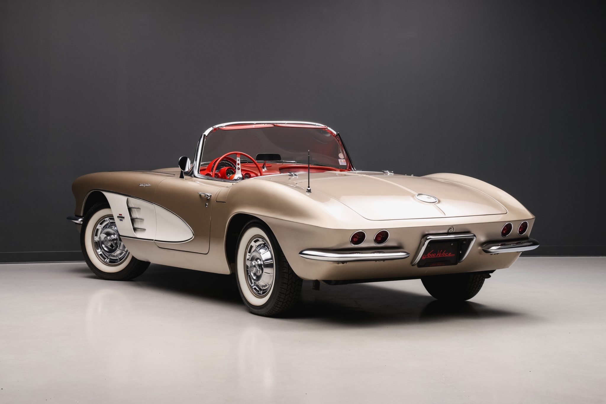 1961 Chevrolet Corvette C1 for Sale – Fawn Beige 283 V8 Four-Speed Convertible