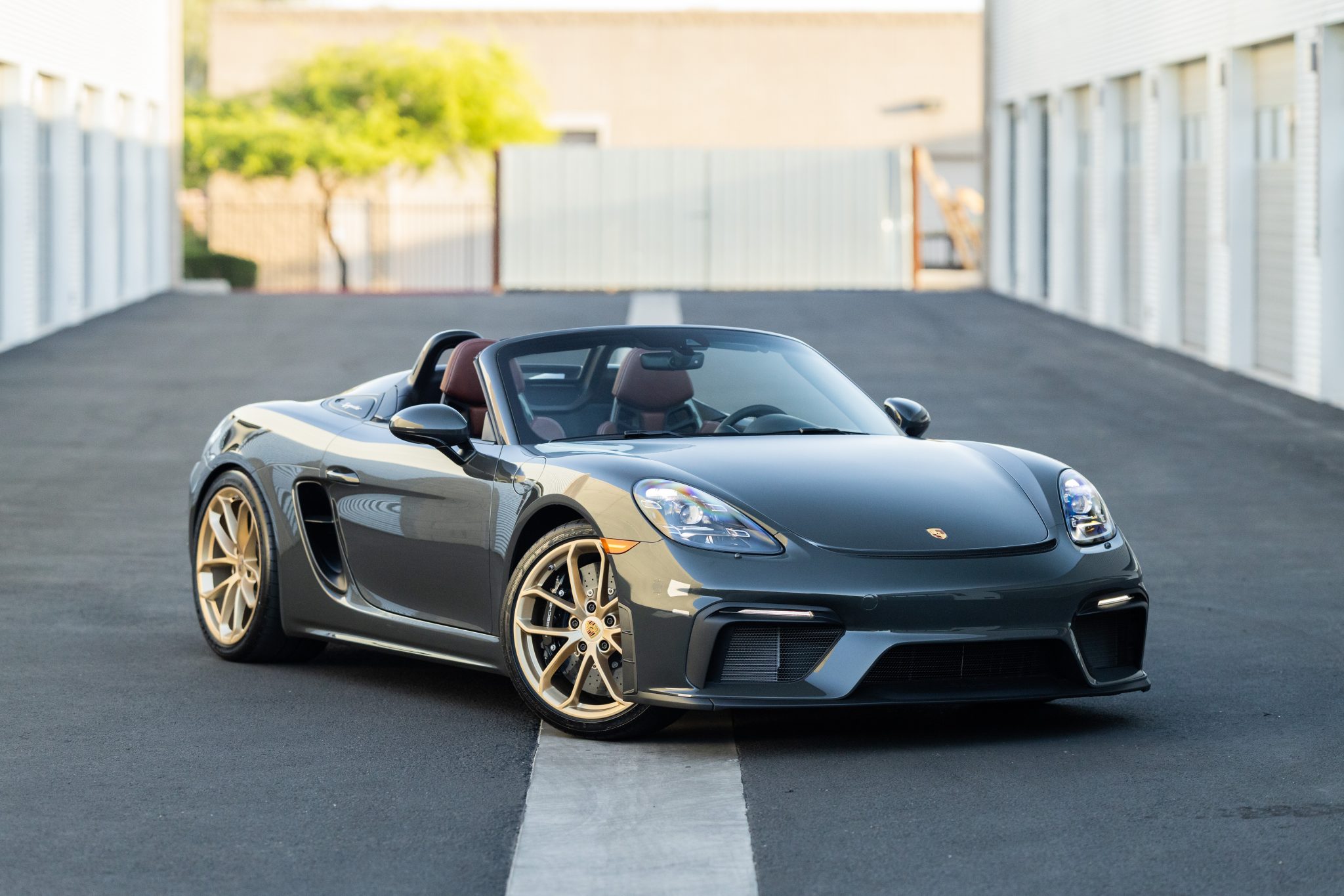 Porsche 982 718 Boxster 2023 à vendre – Roadster Slate Gray 4,0 litres à six rapports