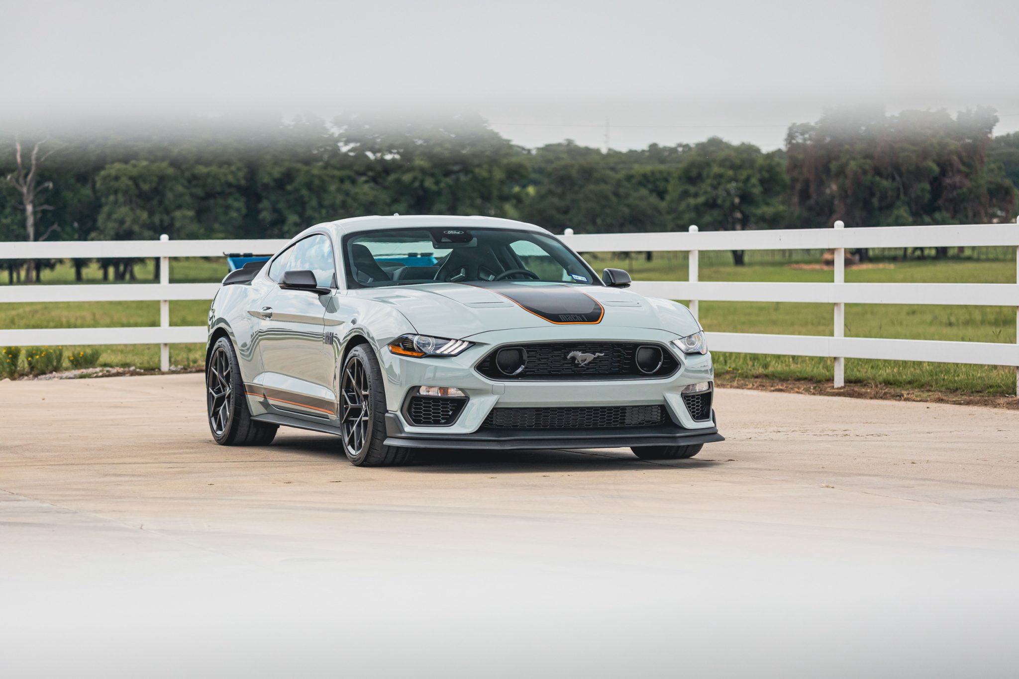Ford Mustang S550 2021 à vendre – Mach 1 Fighter Jet Gray V8 à six rapports
