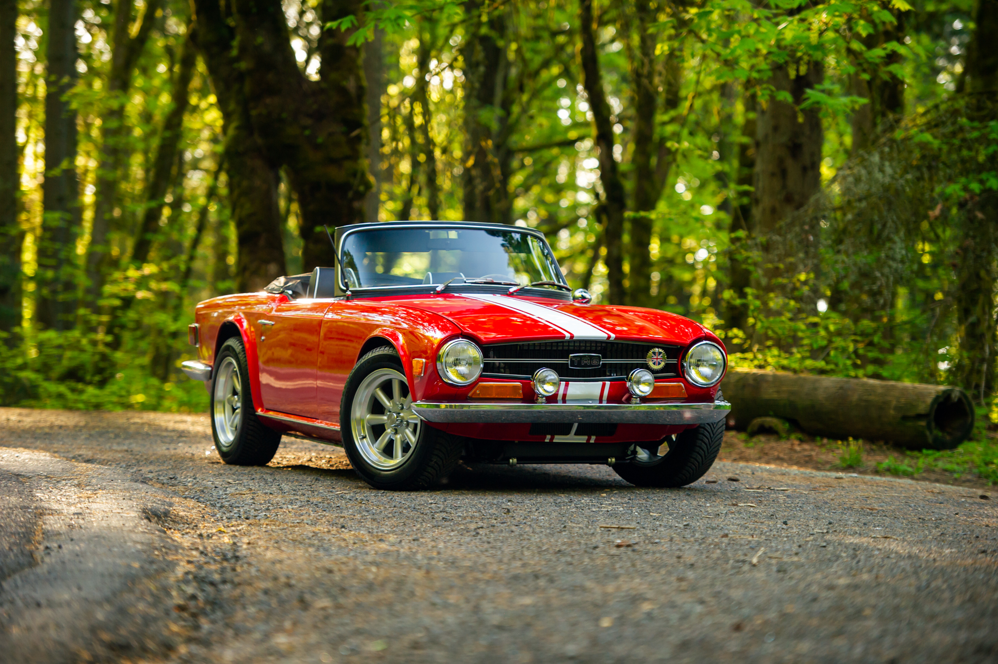 1970 Triumph TR6 zu verkaufen – Roter 2,5-Liter-Roadster mit Fünfganggetriebe